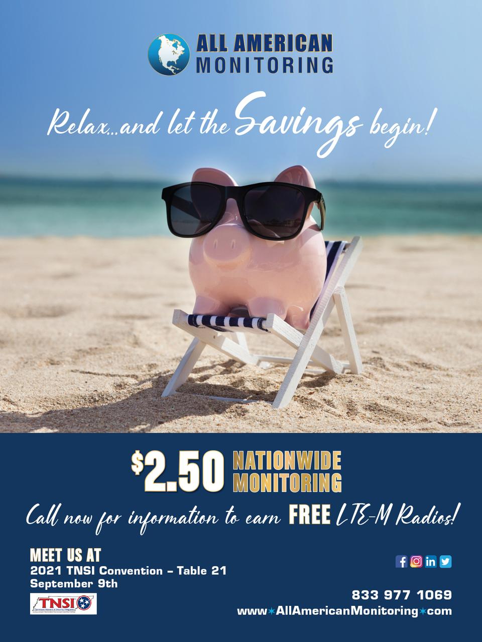 All American Monitoring advertisement