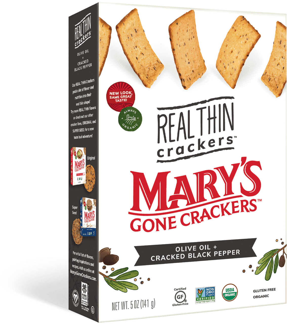Box, Product, Package, Crackers, Crunchy snacks, Olive oil, Leaves