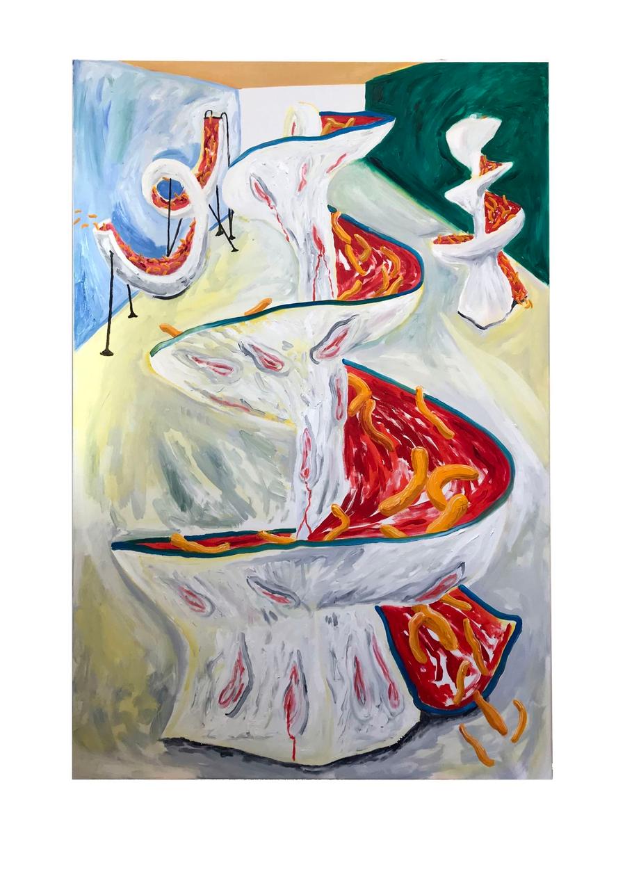 Art paint, Sleeve, Painting