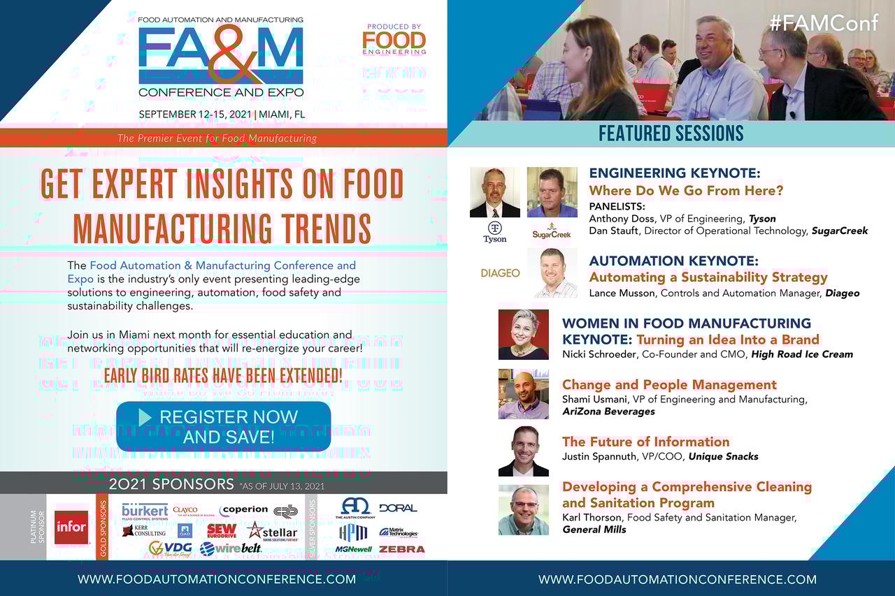 Spread ad, Event, Conference, Sessions, Speakers, Headshots, Sponsor logos