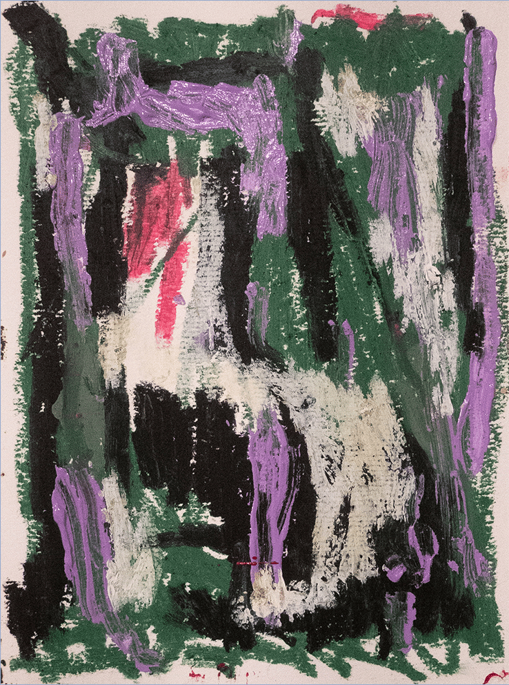 Creative arts, Purple, Rectangle, Textile, Sleeve, Violet, Font, Pink, Art, Painting