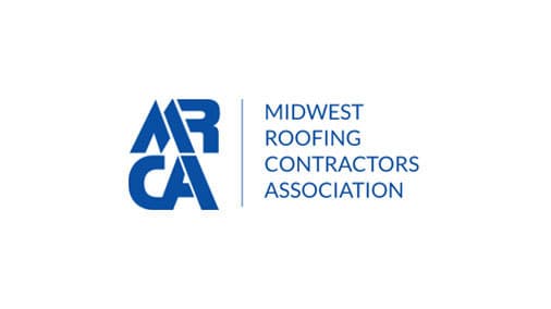 Midwest Roofing Contractors Association (MRCA) logo.