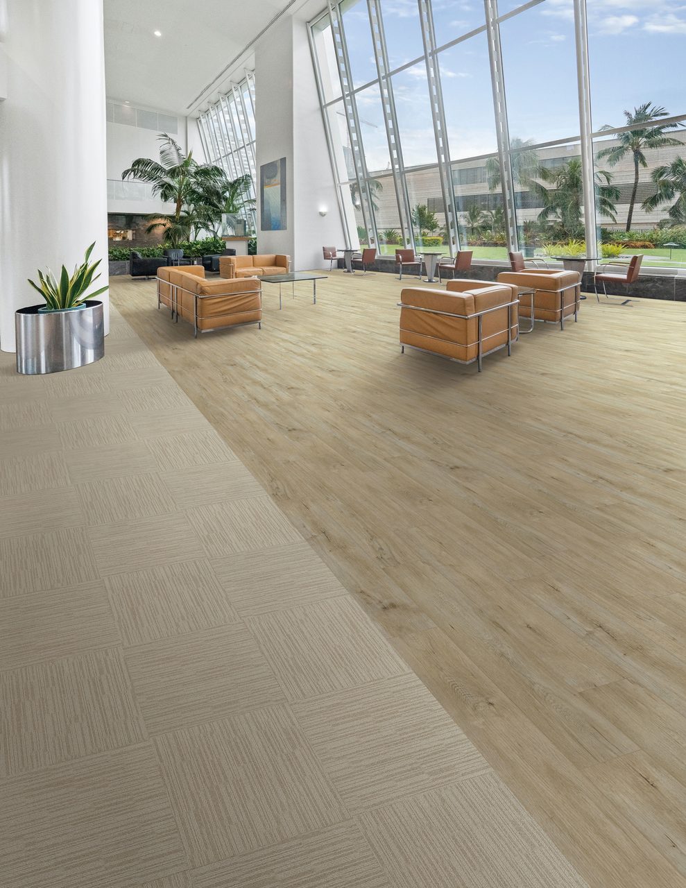 Interior design, Plant, Flowerpot, Building, Wood, Houseplant, Floor, Flooring, Condominium