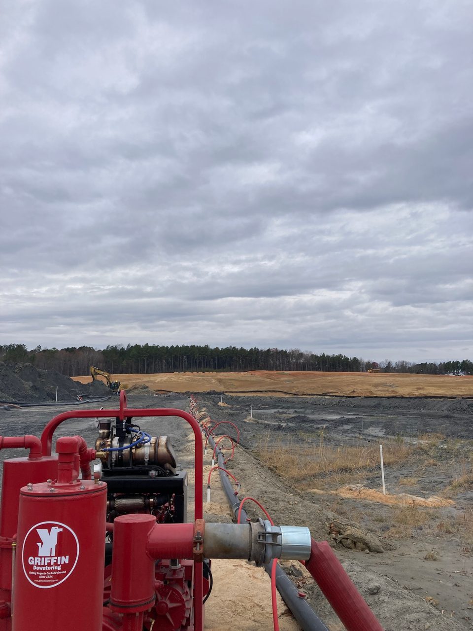 Steel casing pipe, Pipeline transport, Automotive tire, Cloud, Sky, Asphalt