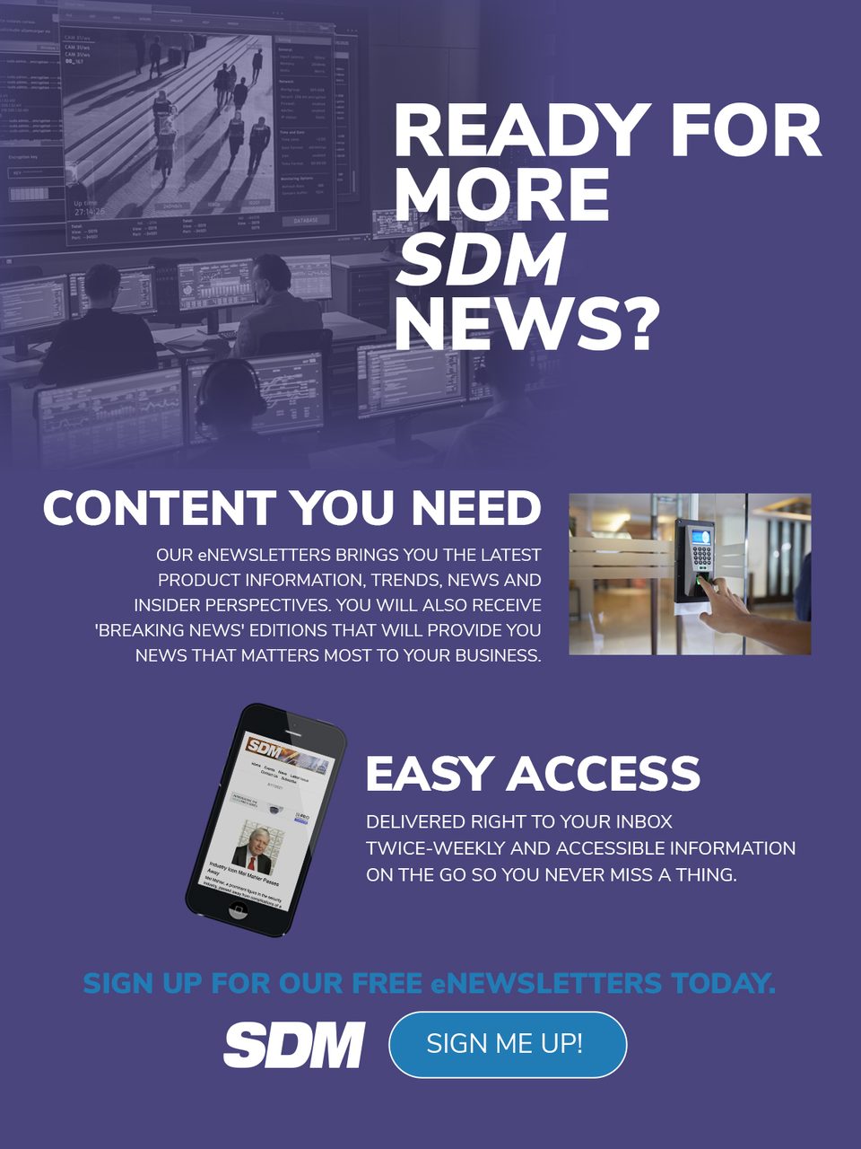 SDM eNewsletter