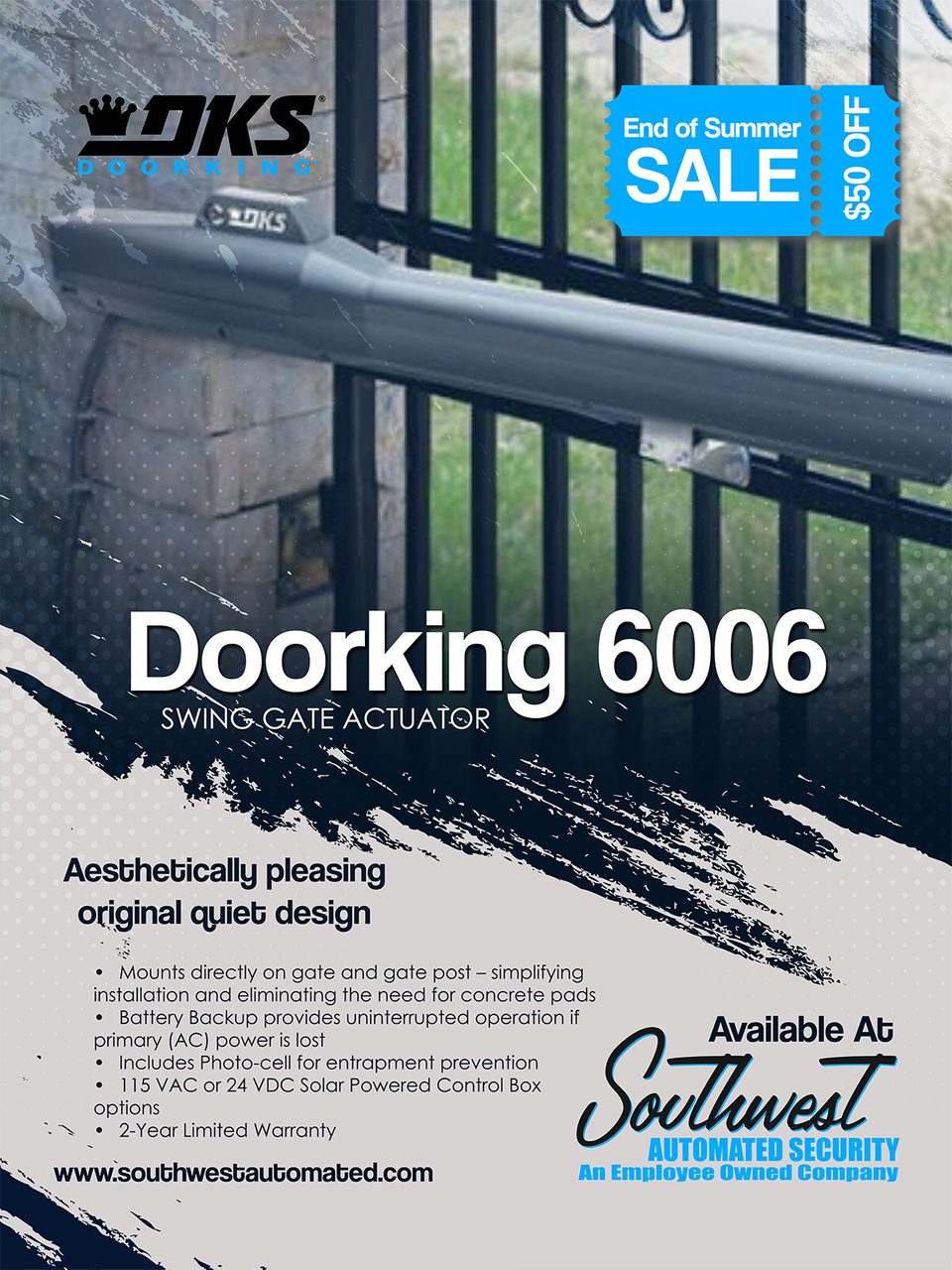 Southwest Automated advertisement