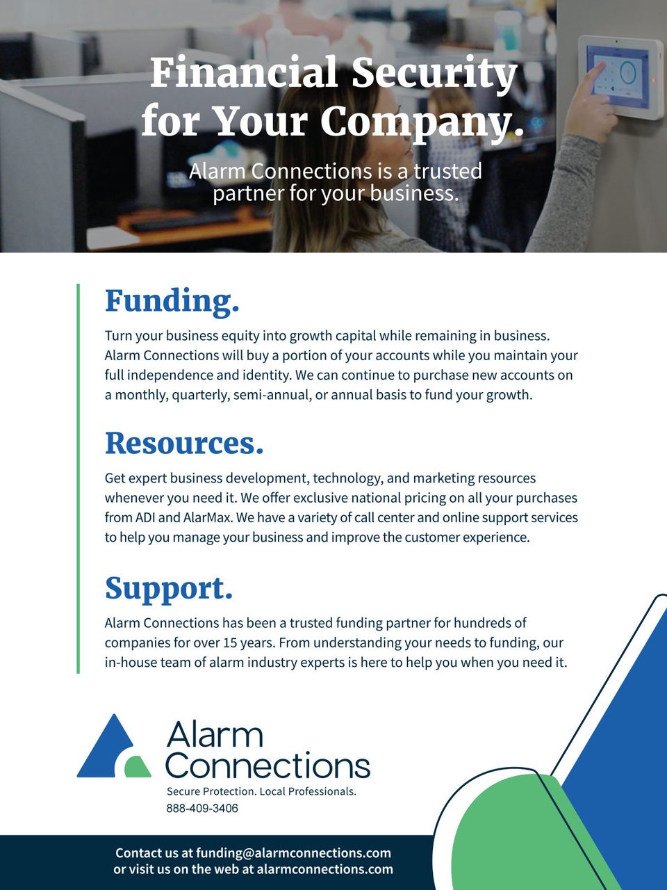 Alarm Connections Advertisement