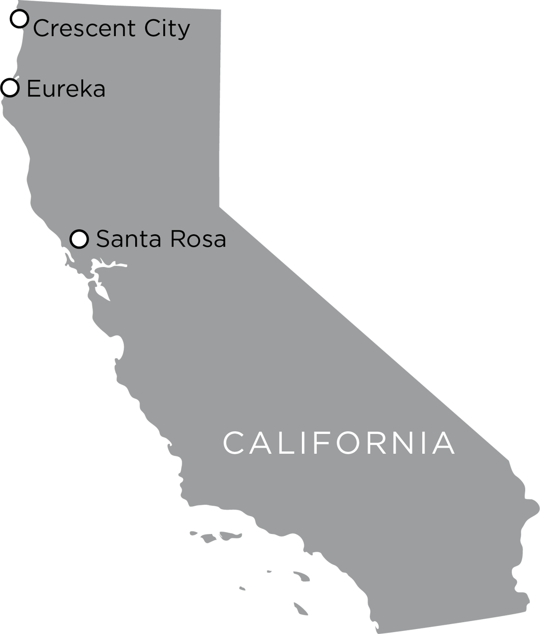 California Branch Map