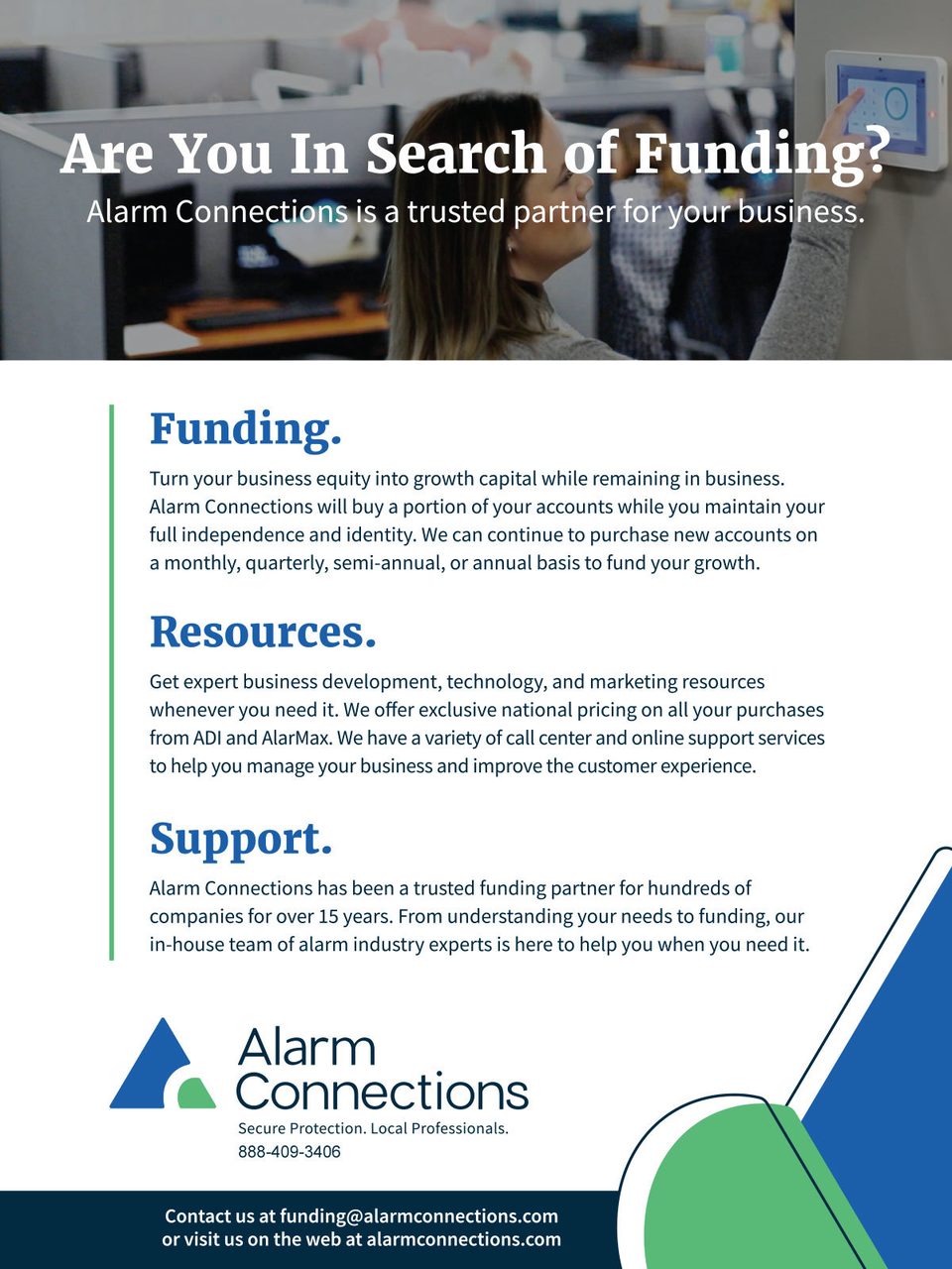 Alarm Connections Advertisement