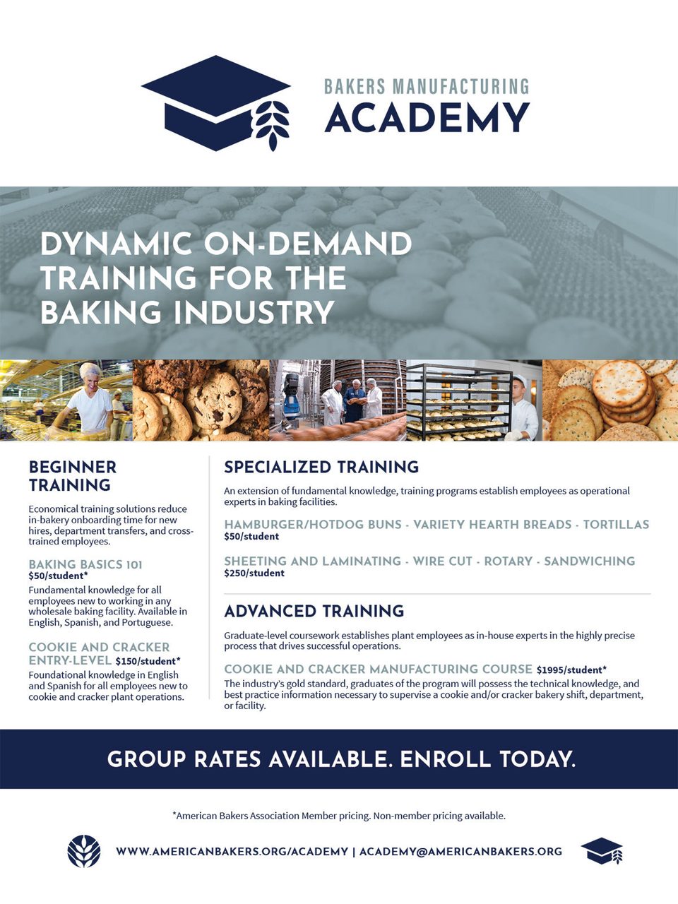 Full page ad, Icon, Academy, Baker, Bakery, Baked goods, Racks