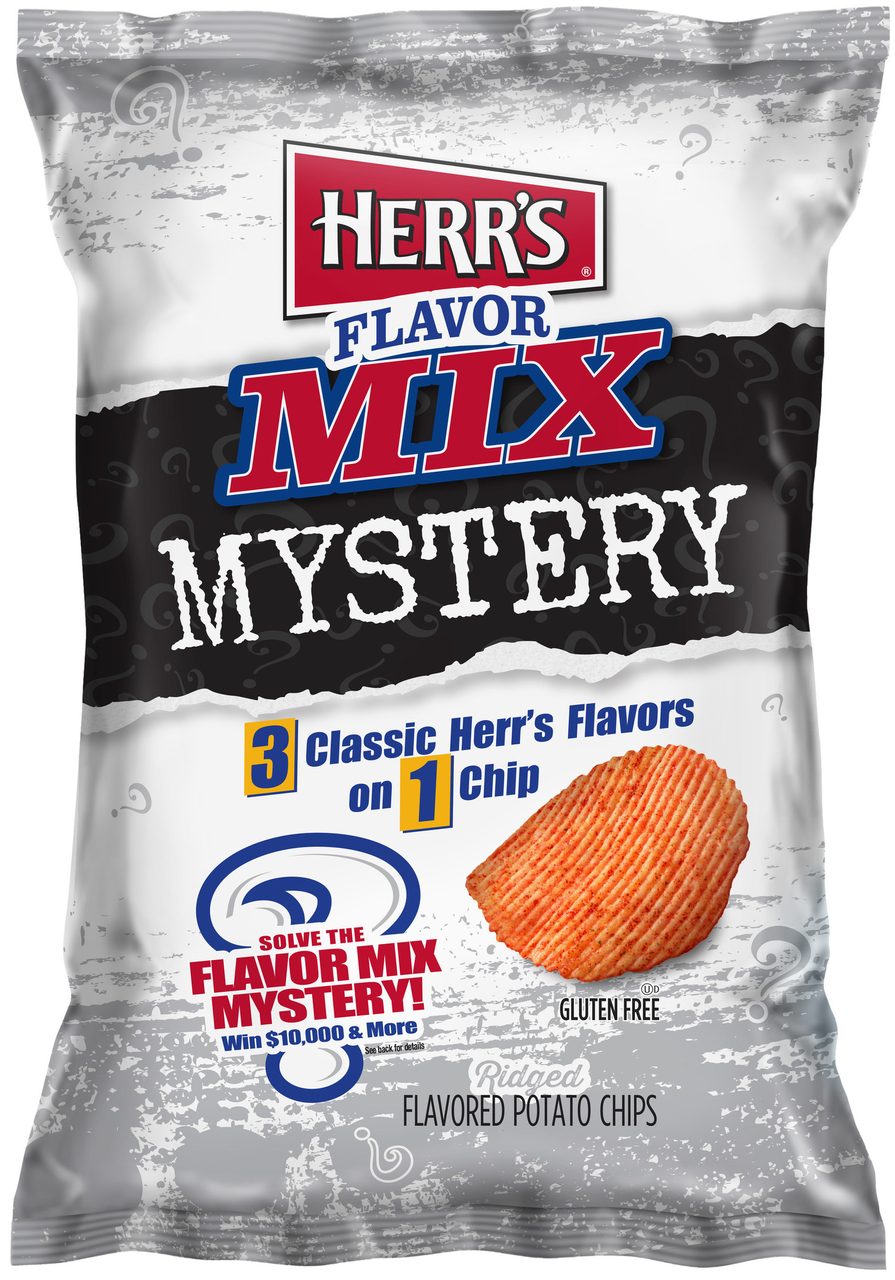 Potato chips, Bag, Product, Snack bag, Mystery, Question mark