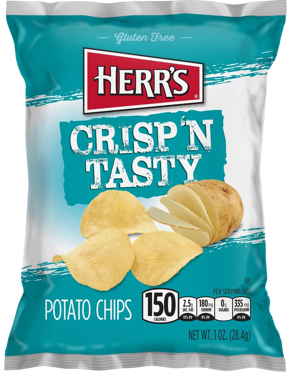 Snack bag, Product, Potato crisps, Potato, Logo, Packaging