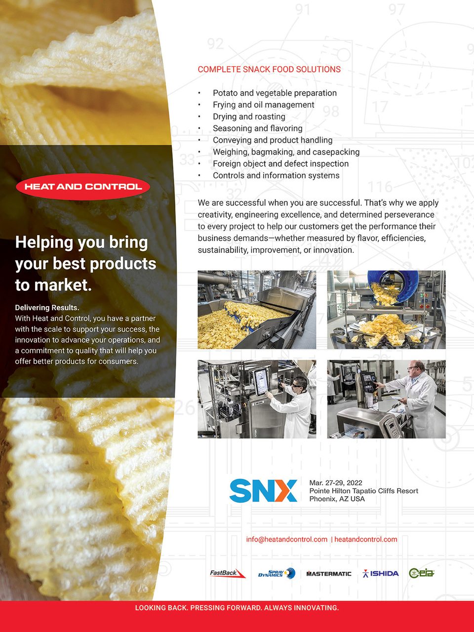 Full page ad, Chips, Nachos, Potato chips, Salty snacks, Logo, Equipment photos