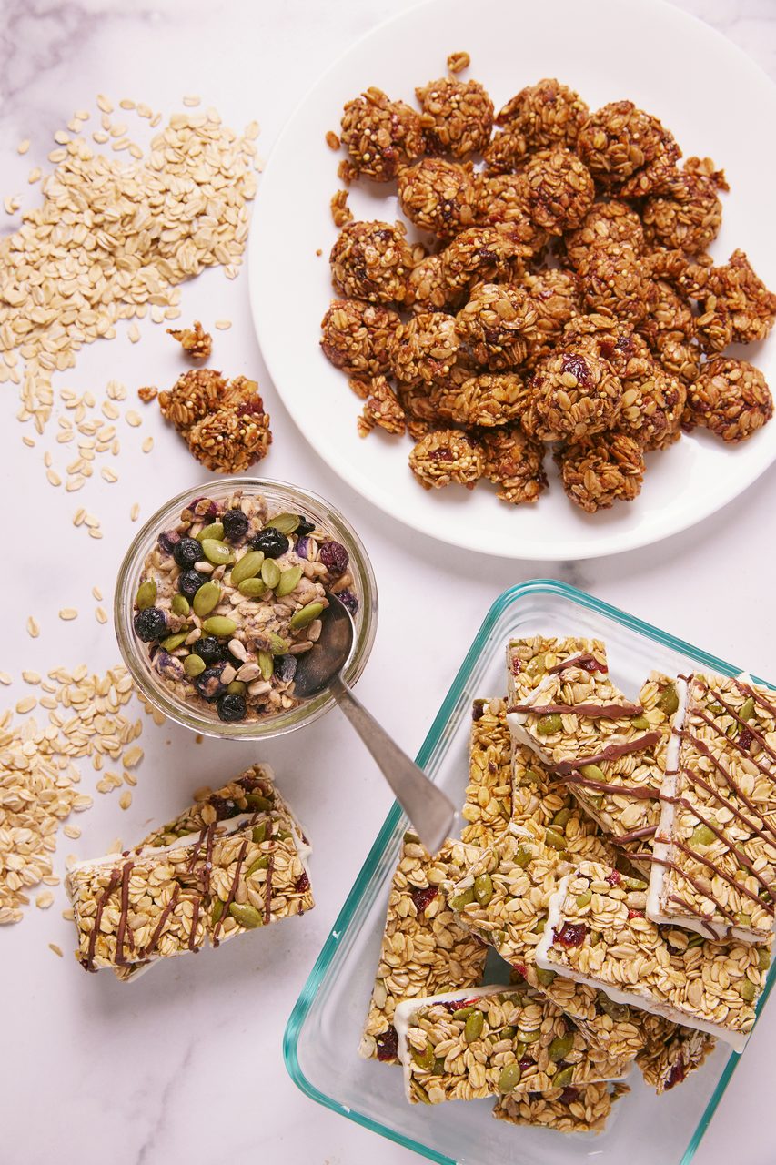 Staple food, Tableware, Ingredient, Granola, Recipe, Dish, Plate