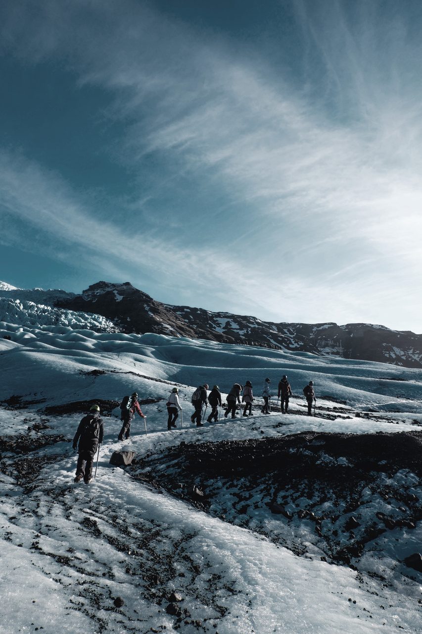 Ice cap, Cloud, Sky, Mountain, Snow, Slope