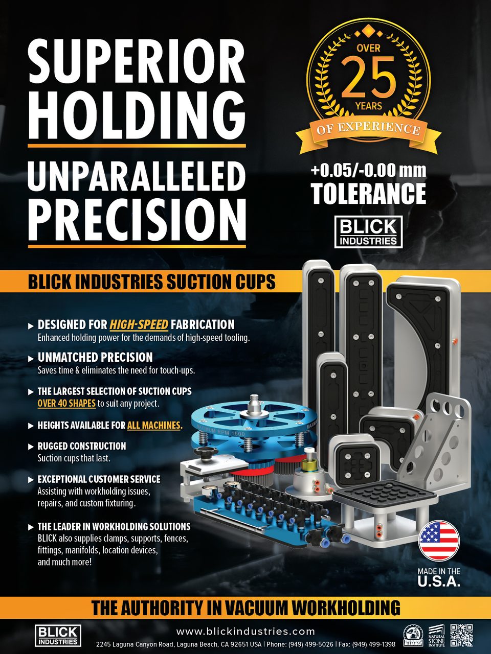 Blick Industries, Precision