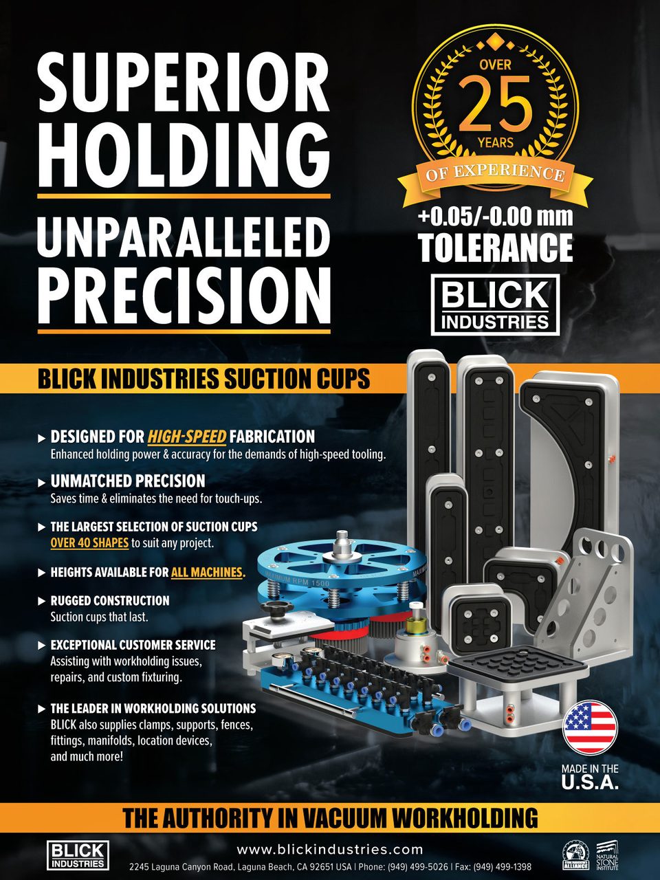 Blick Industries, Precision