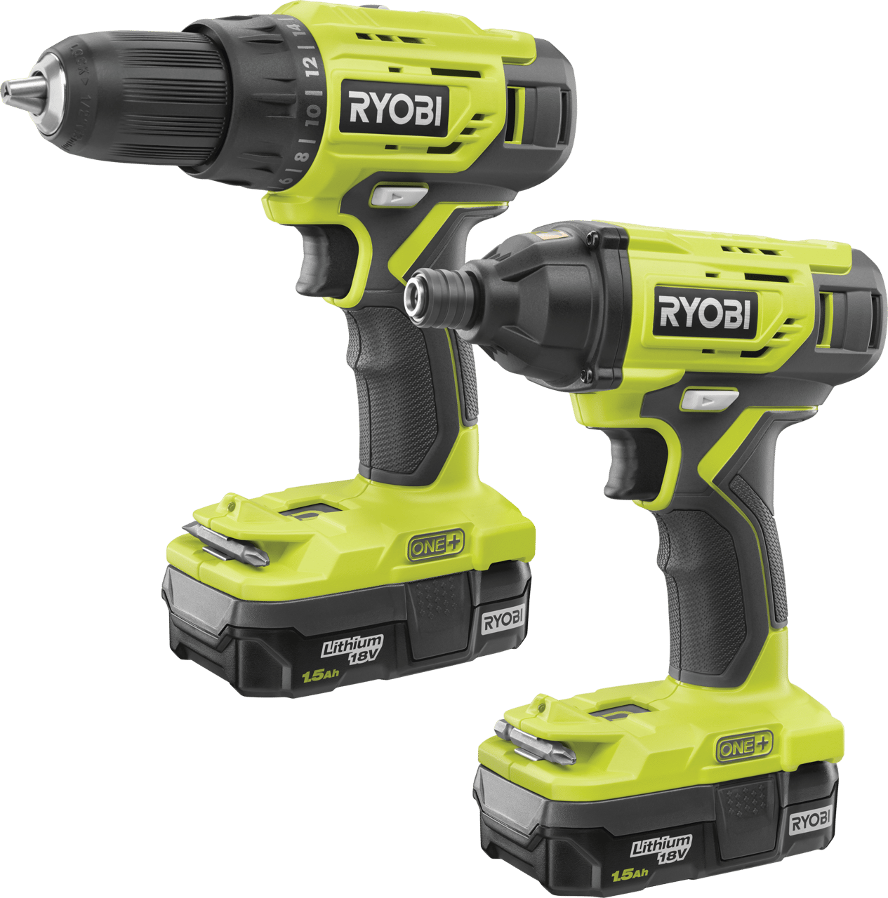 Handheld power drill, Pneumatic tool, Impact wrench, Green, Product, Yellow