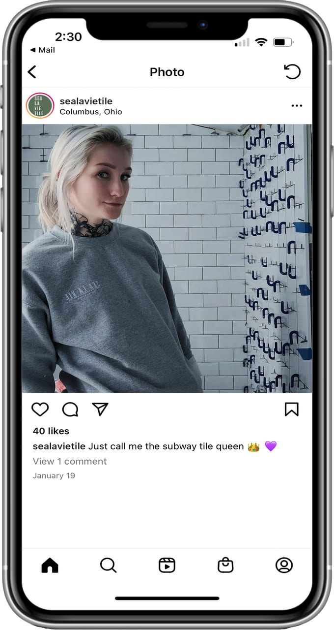 Subway Tile Queen