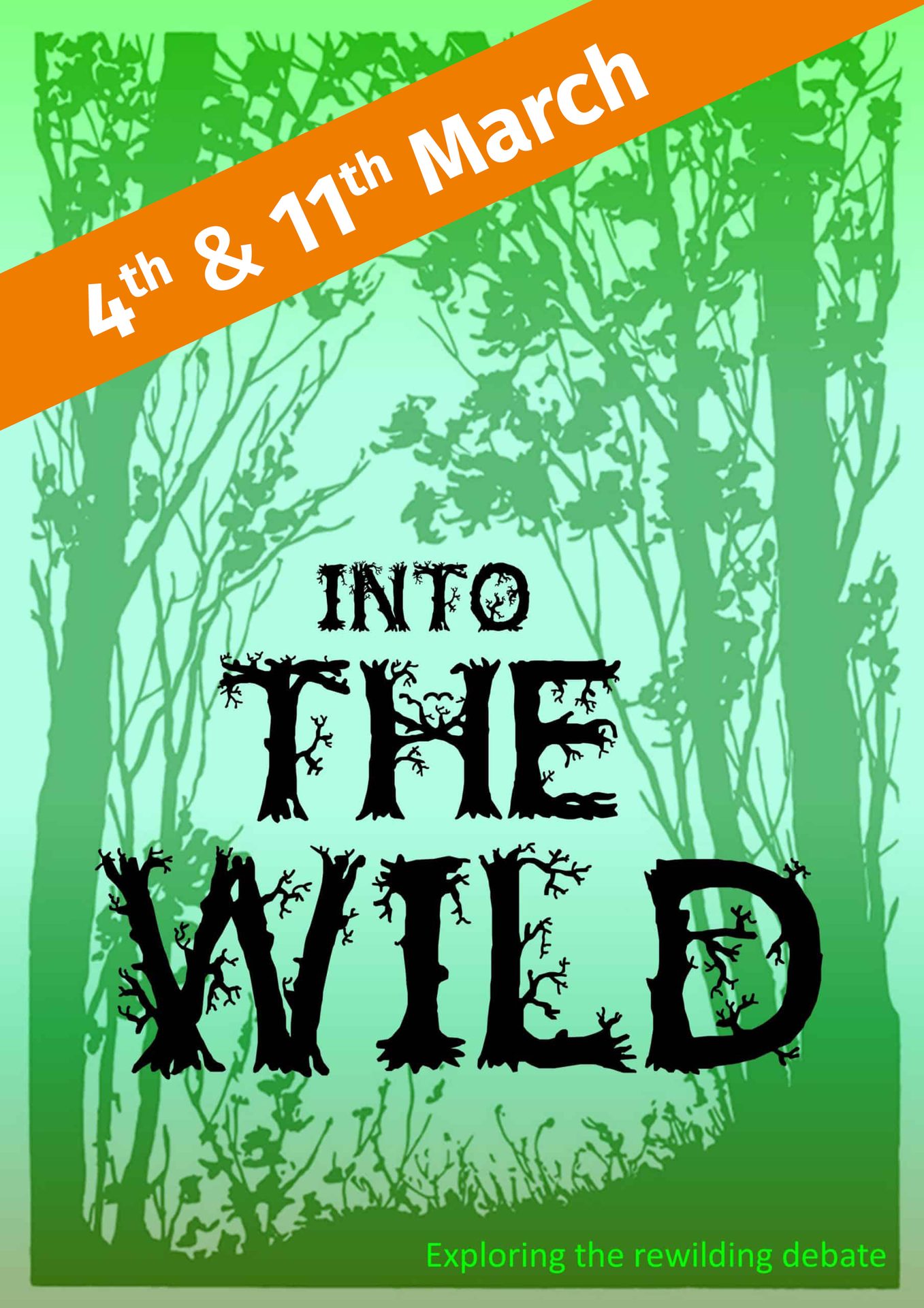 Into the wild poster with dates