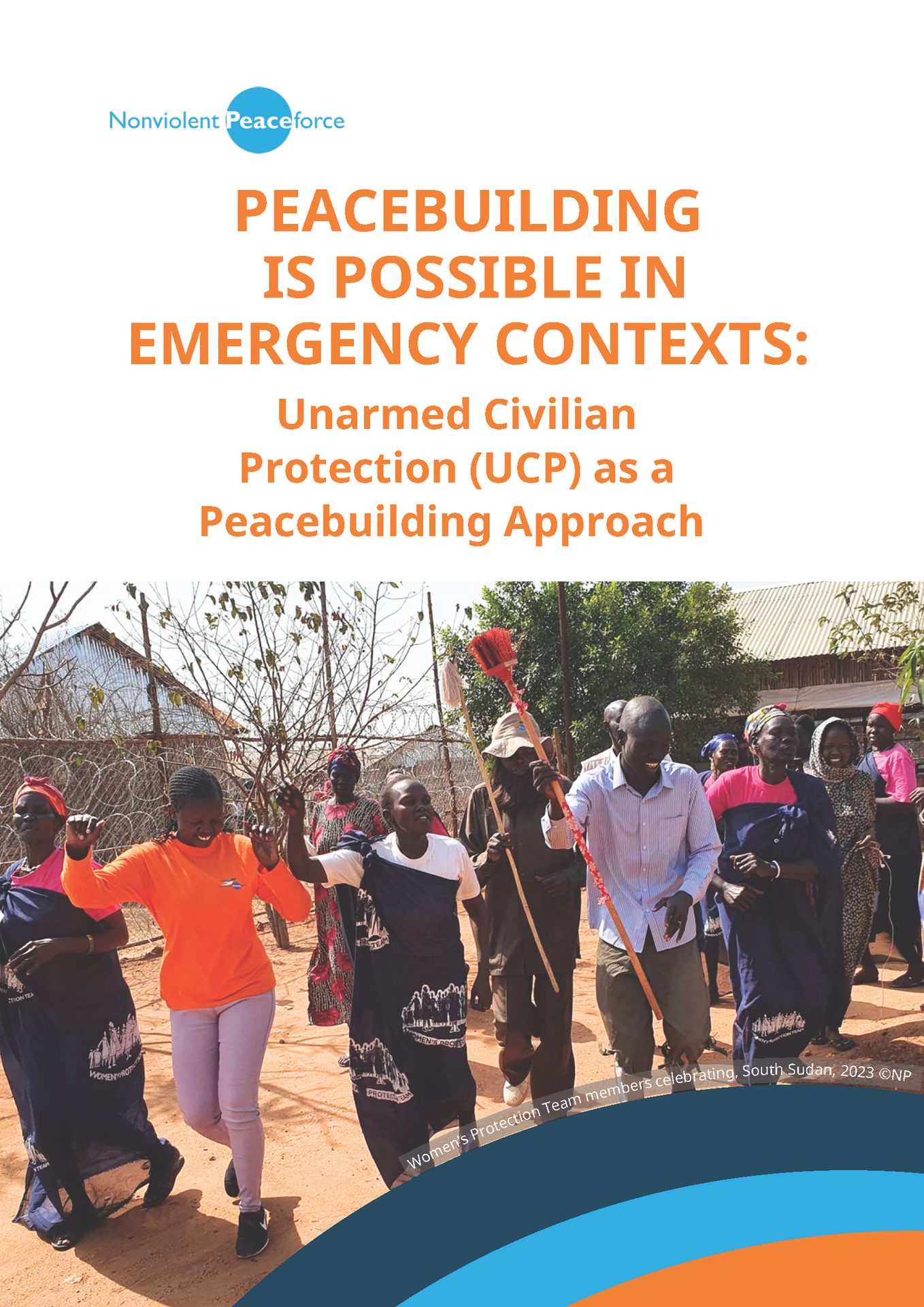 Women's Protection Team members celebrate peacebuilding in South Sudan.
