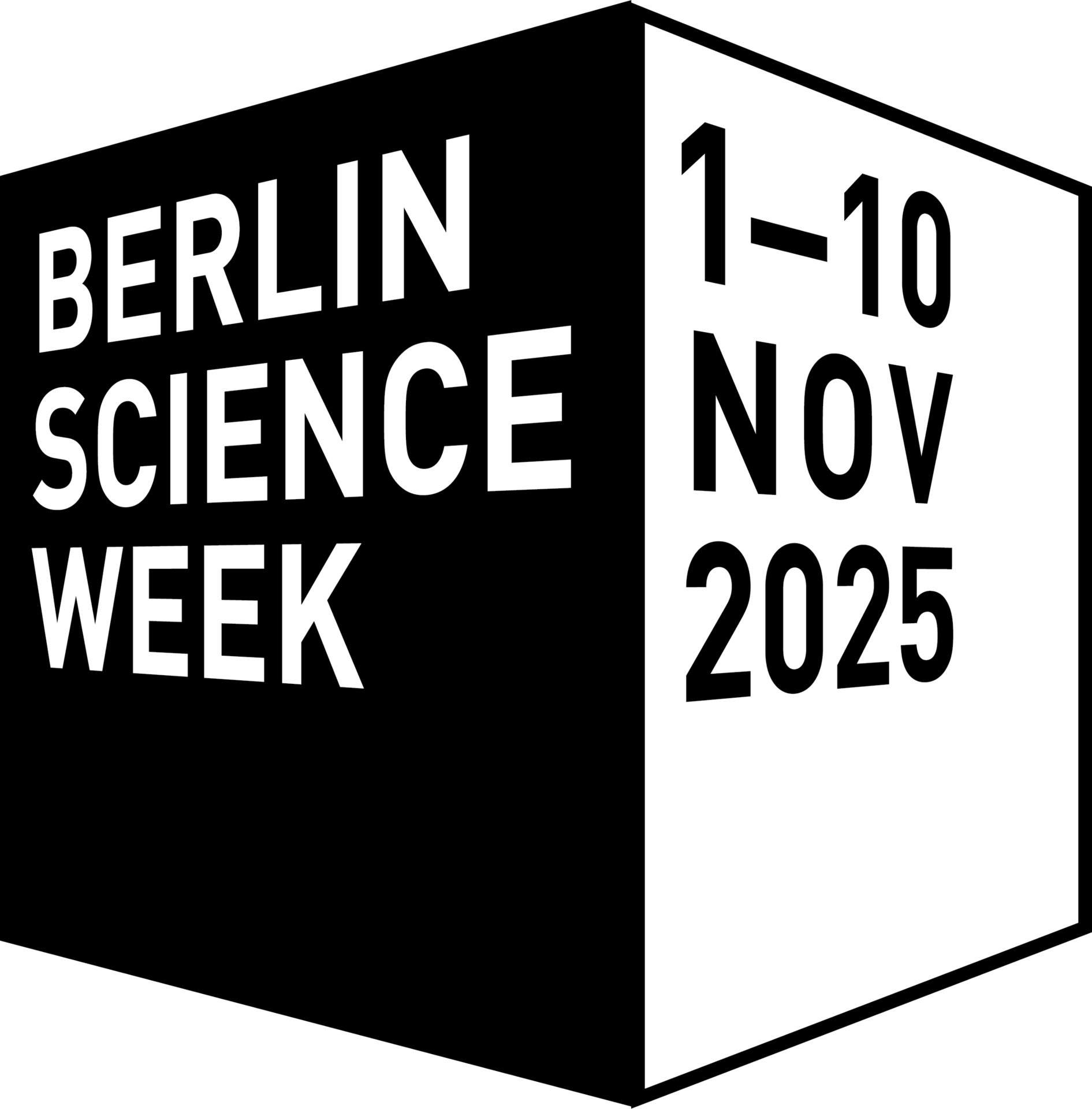 Berlin Science Week logo with dates 1-10 November 2025.