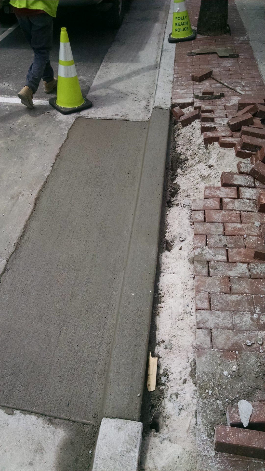 Road surface, Building material, Asphalt, Line, Sidewalk