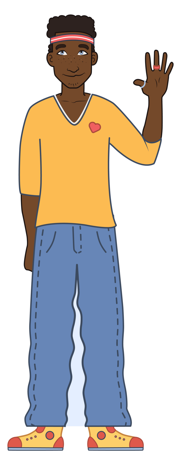 Human body, Clothing, Head, Hand, Arm, Neck, Sleeve, Gesture, T-shirt, Finger
