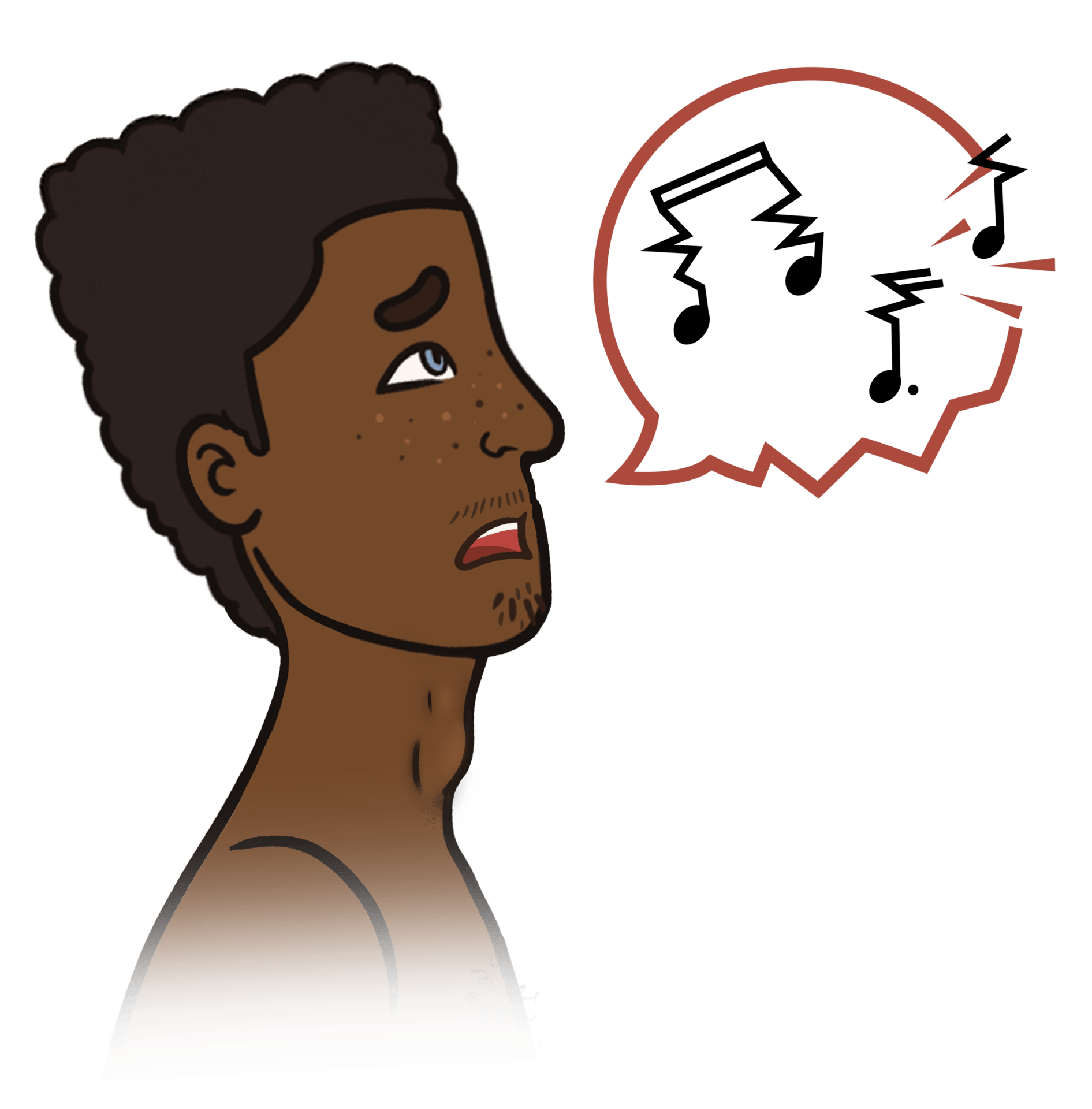 Facial expression, Forehead, Nose, Cheek, Chin, Hairstyle, Eyebrow, Eye, Mouth, Cartoon