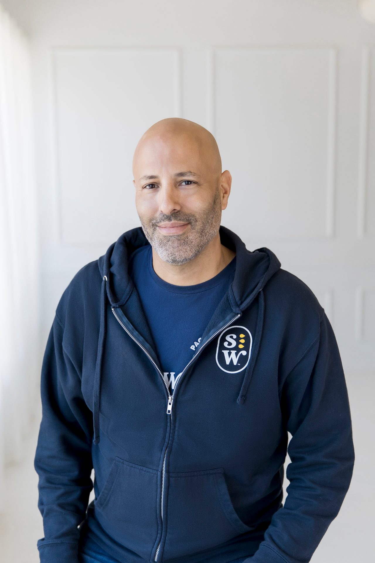 Hoodie, Smile, Neck, Sleeve, Beard, Portrait, Jacket