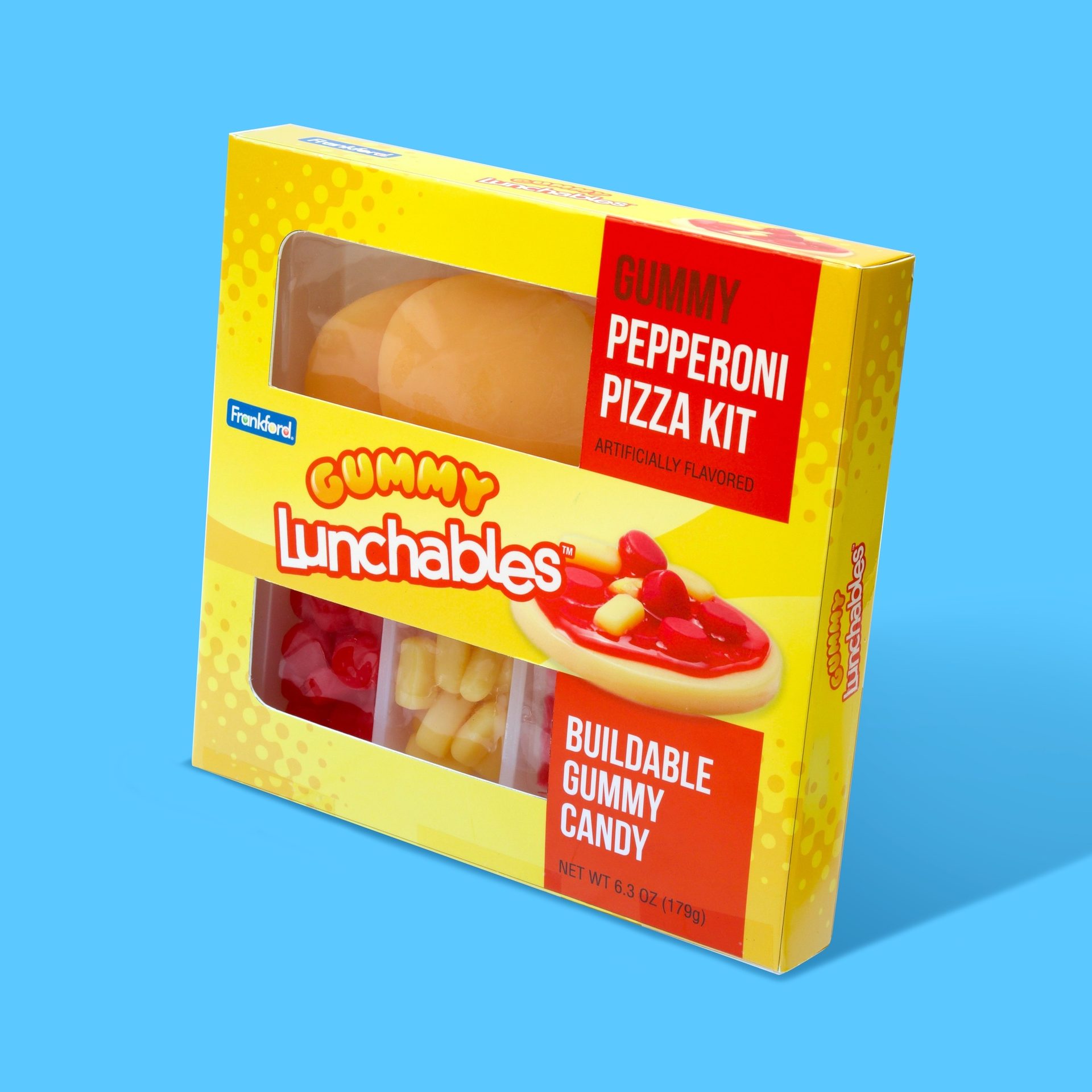 Rectangle, Snack box, Gummy Candy, Lunchables pizza snack