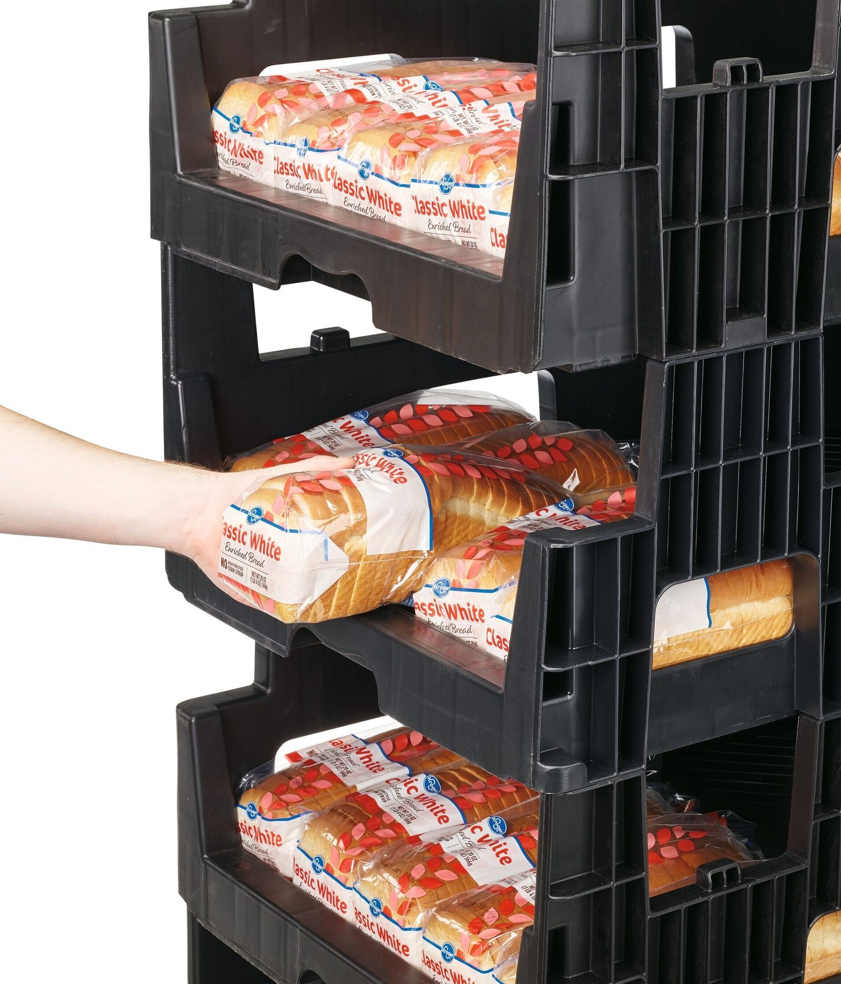 Kitchen appliance, Food, Product, Bread, Hand