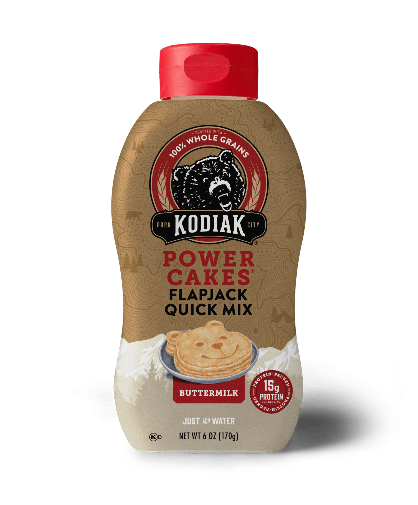 Product squeeze bottle, Pancake mix, Bear