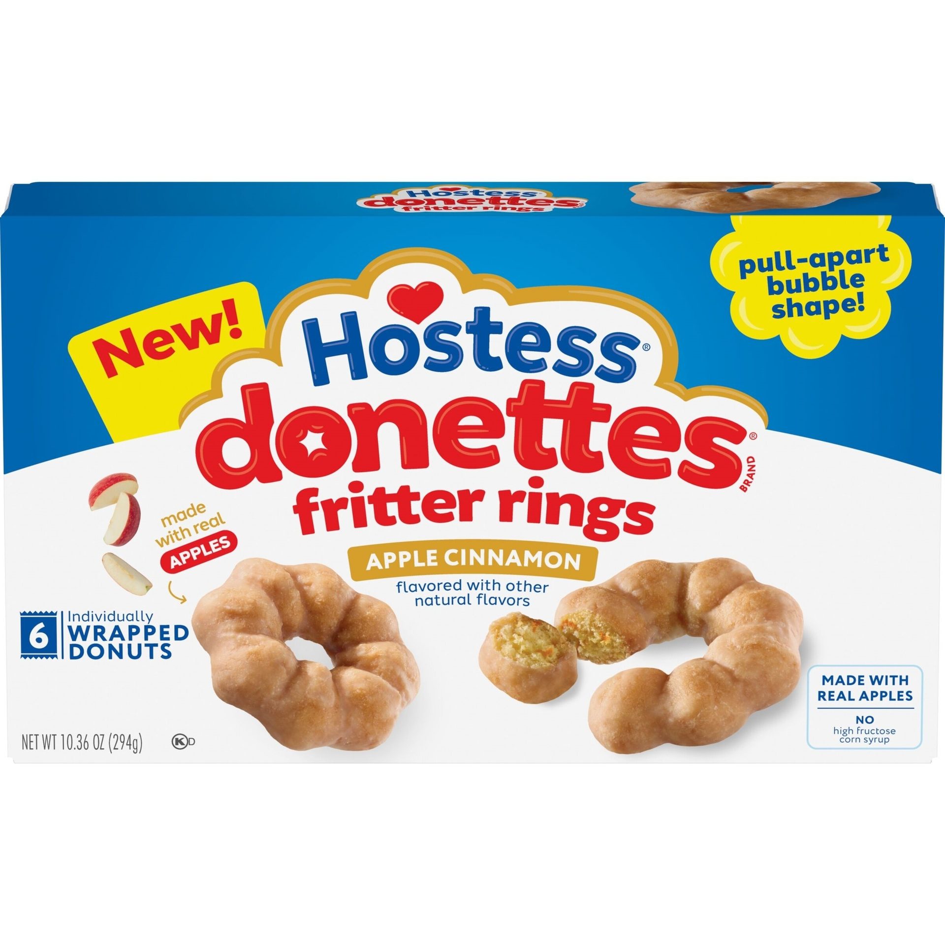 Box of Hostess Hostess Donettes Fritter Rings