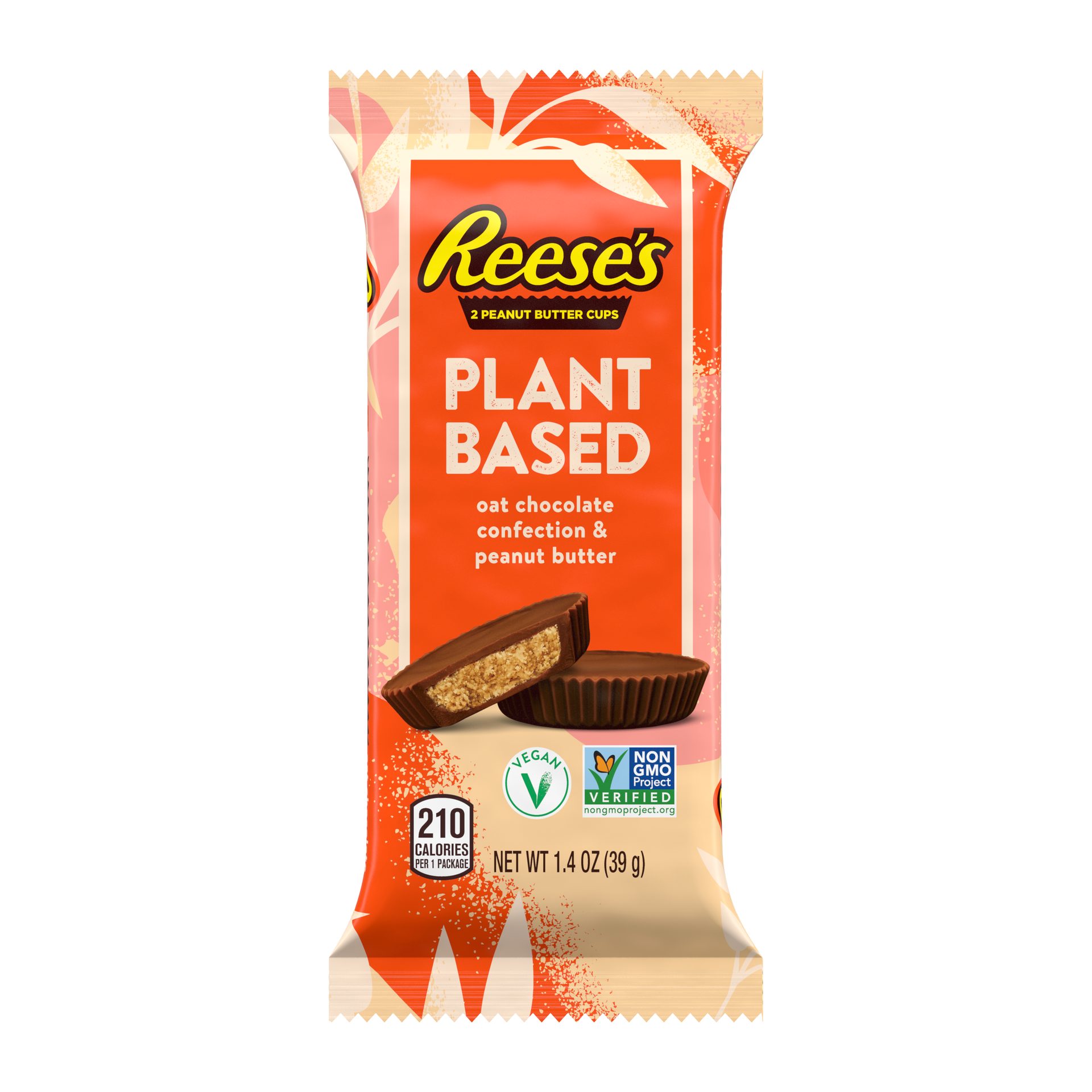 Chocolate candy, Peanut butter cups, Orange