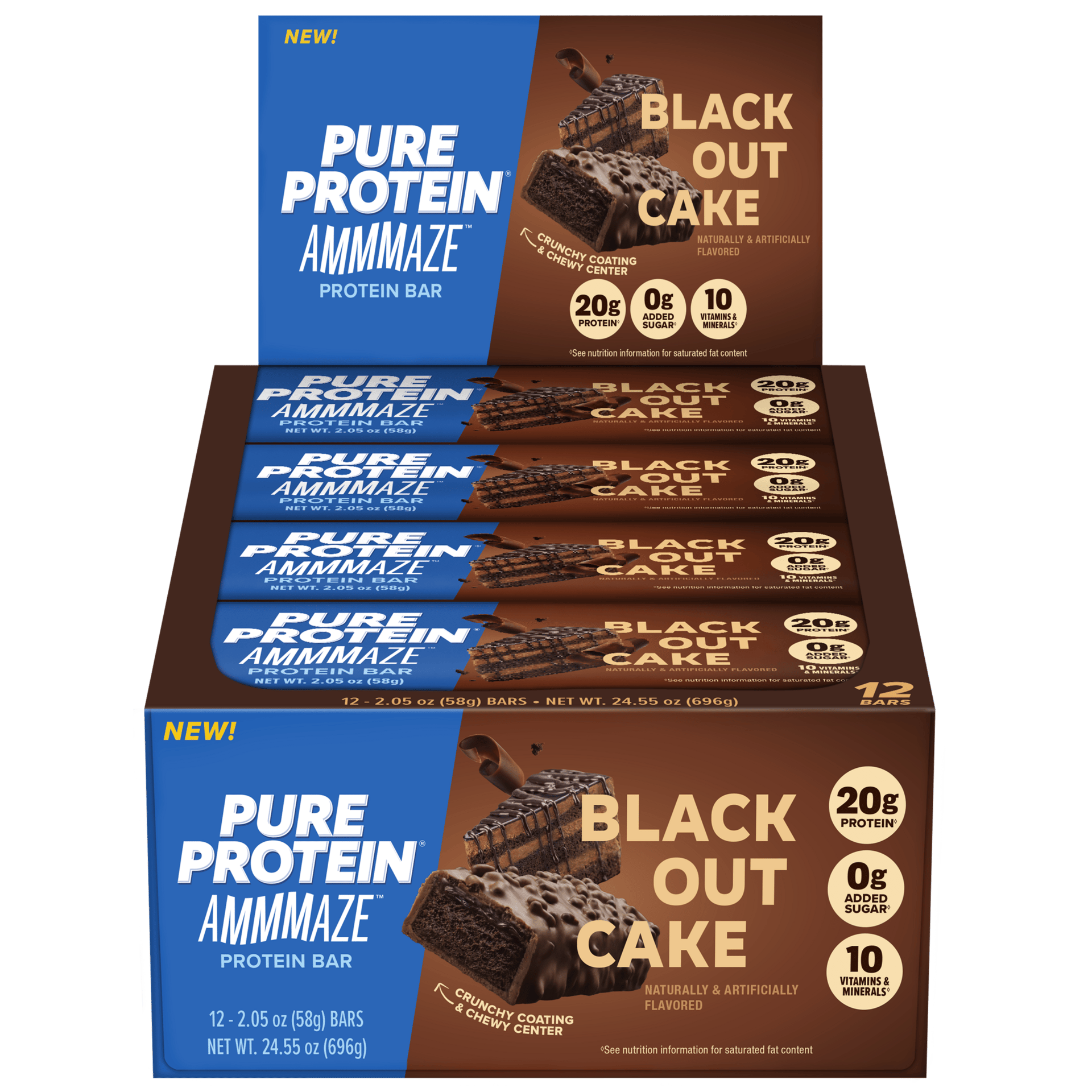 Pure Protein AMMAZE Blackout Cake bar