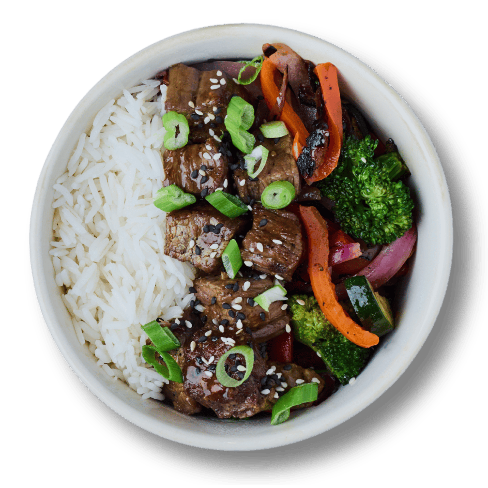 White rice, Food, Ingredient, Broccoli, Meat, Beef, Vegetable, Tableware, Cooking