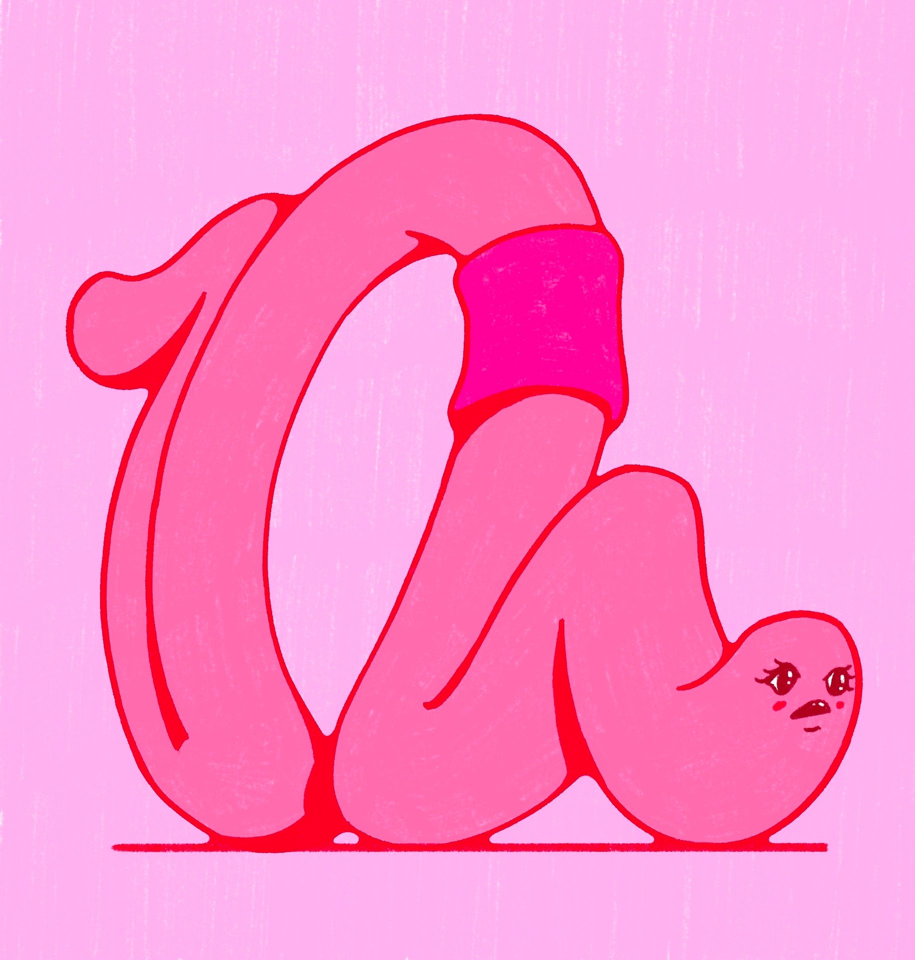 Pink, Art, Gesture
