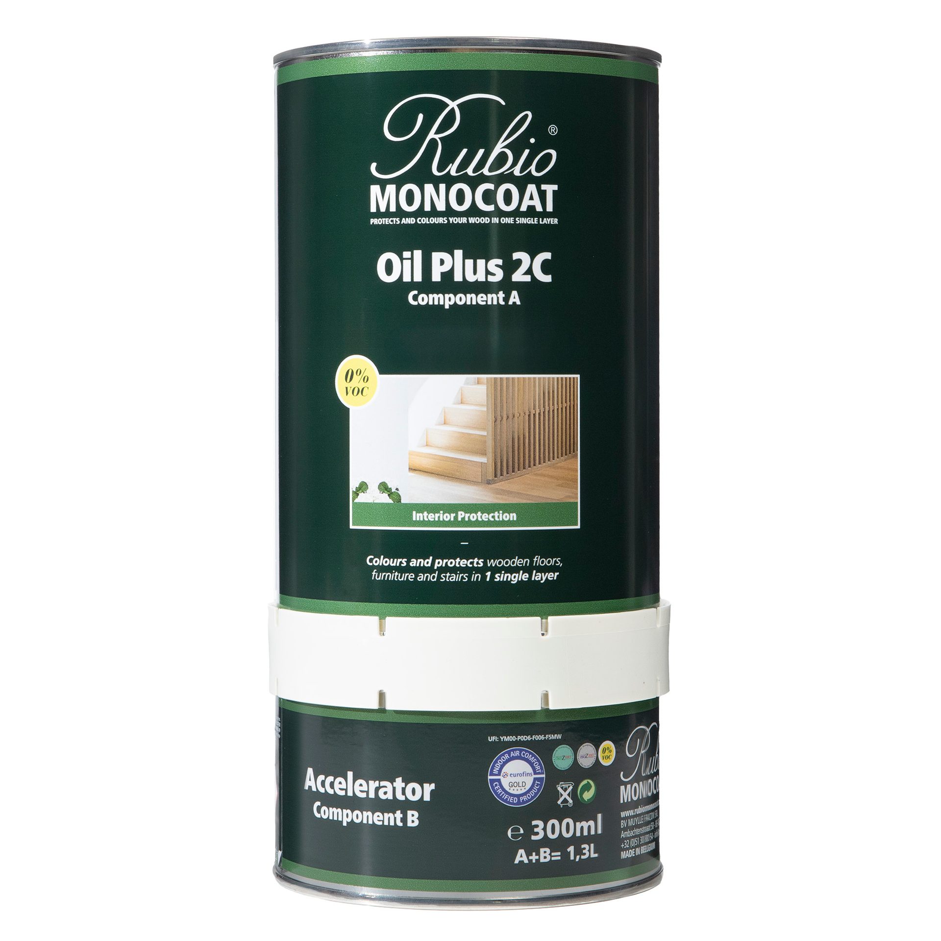 Oil Plus 2C, Rubio Monocoat, revolutionary, plant-based, hardwax oil wood stain and finish, all in one, Color, protection, achieved, easy-to-apply layer, preserving, natural, wood