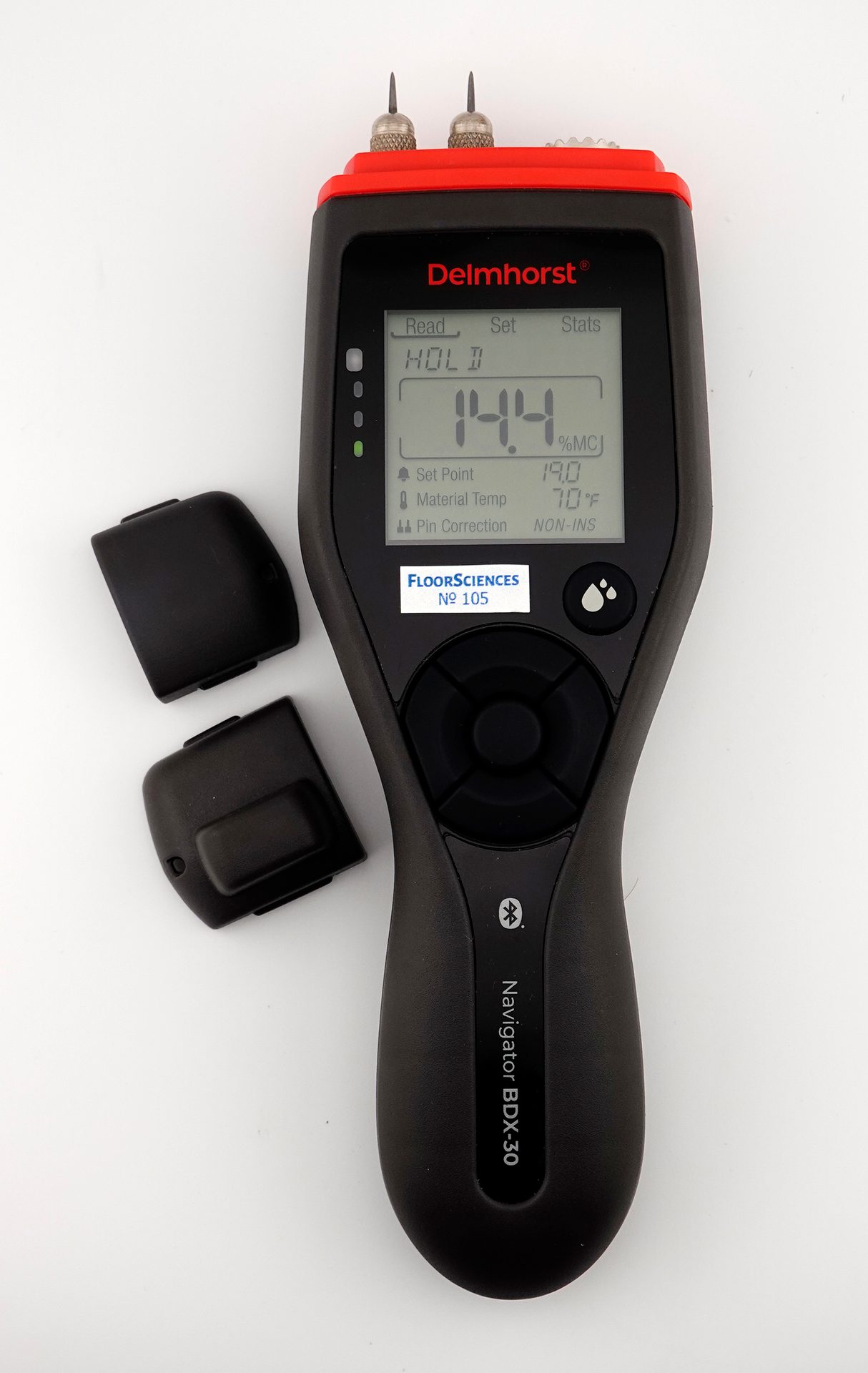 Delmhorst, Delmhorst BDX-30, Bluetooth integration, wood floors, concrete slabs, gypsum cement