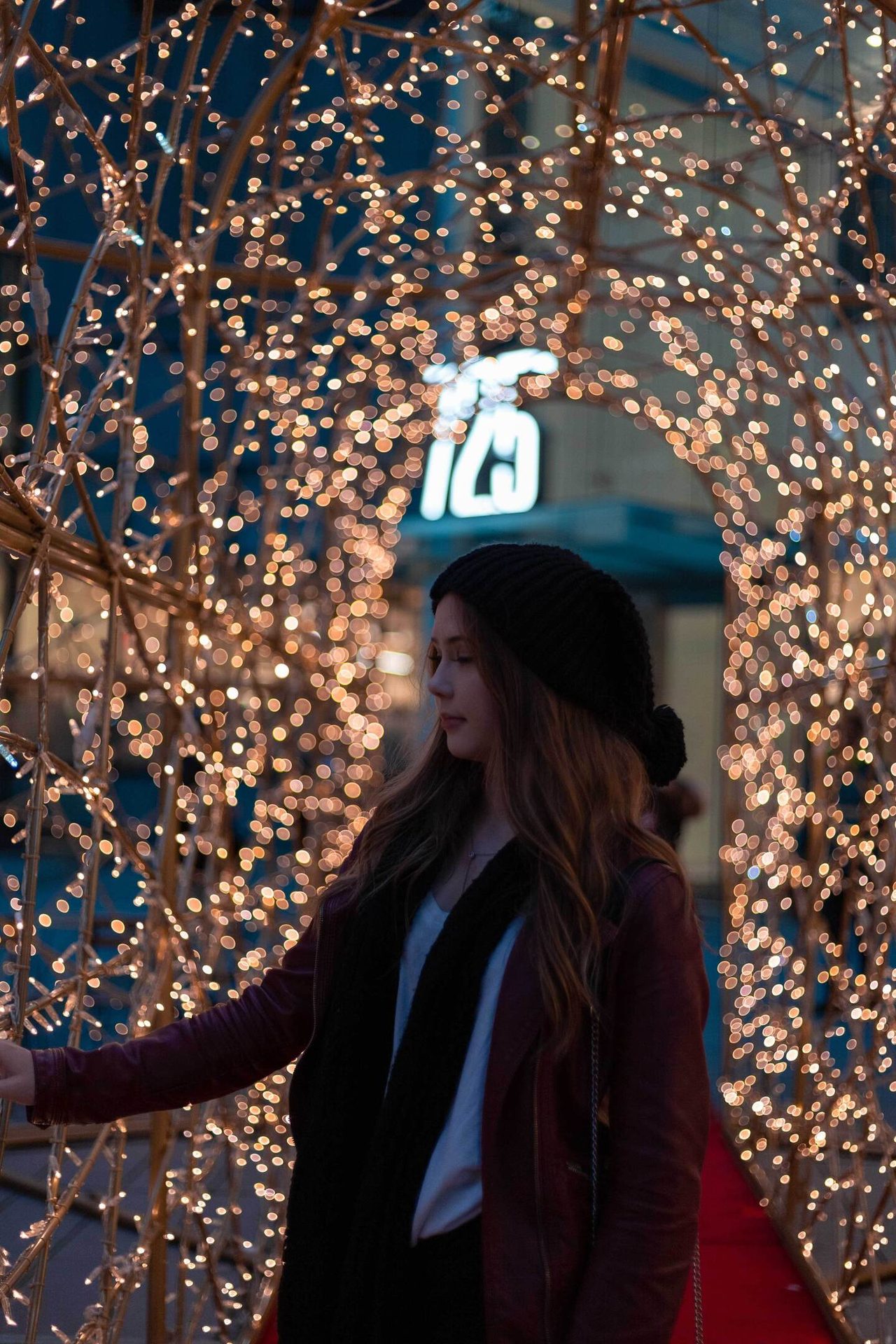 Christmas lights, Lighting, Night, Winter