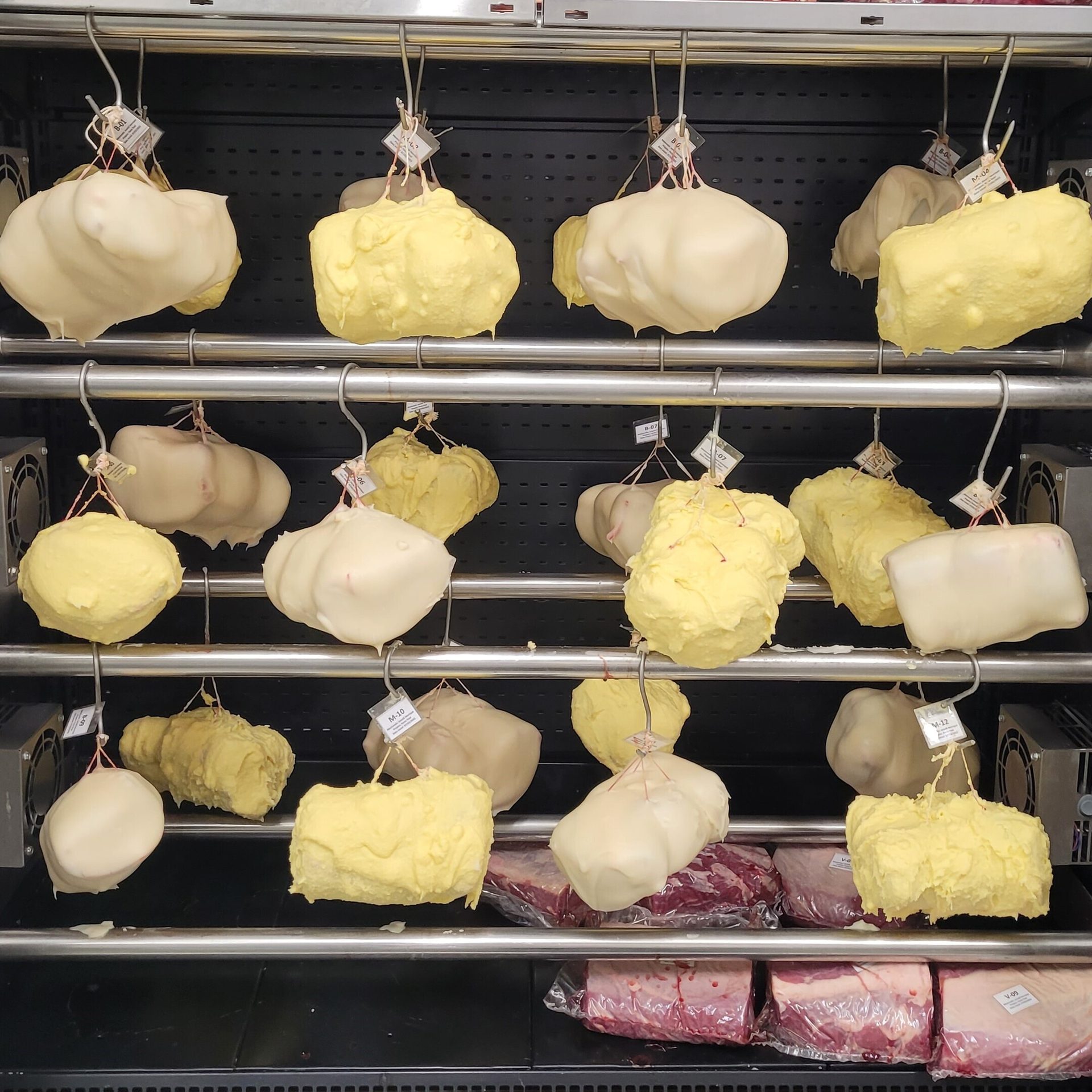 White, Light, Yellow, Food, Shelf