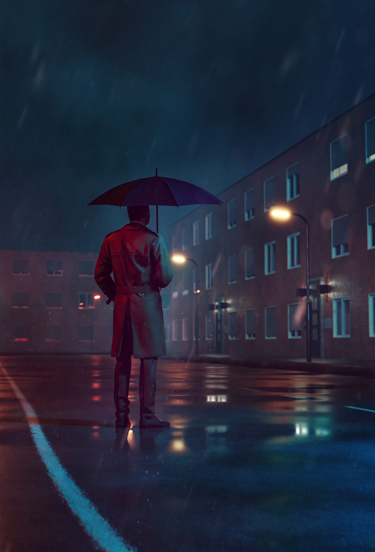 Water, Umbrella, Sky, Building, Window
