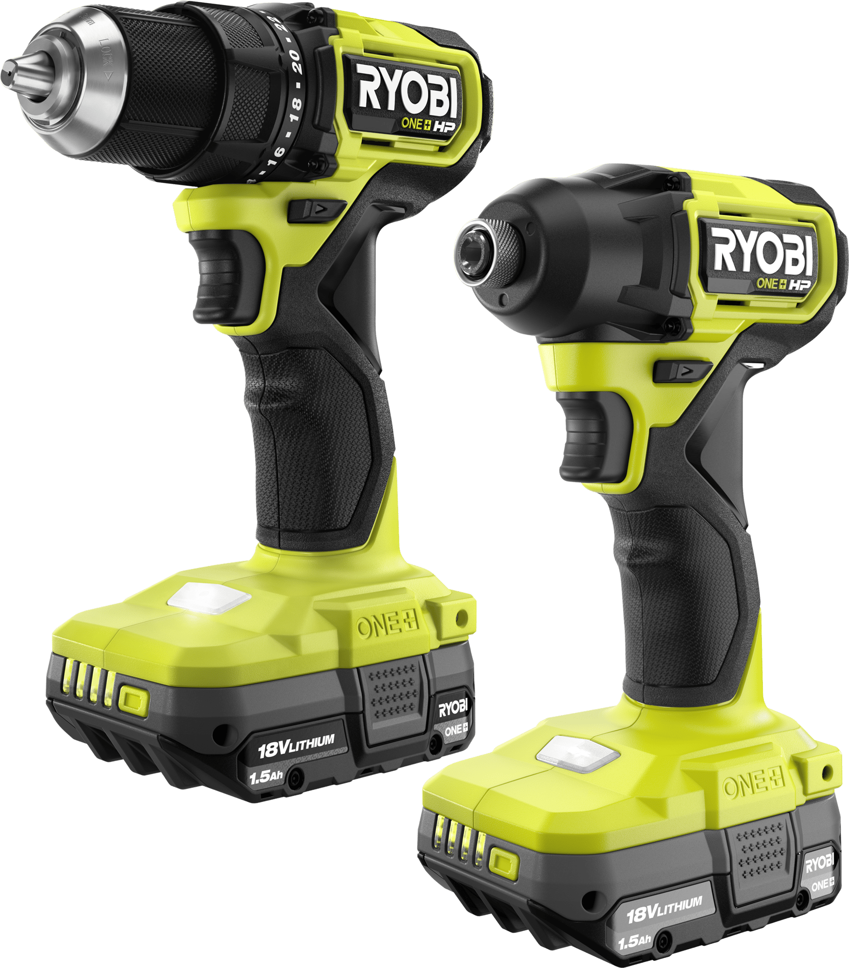 Handheld power drill, Pneumatic tool, Impact wrench, Green, Yellow