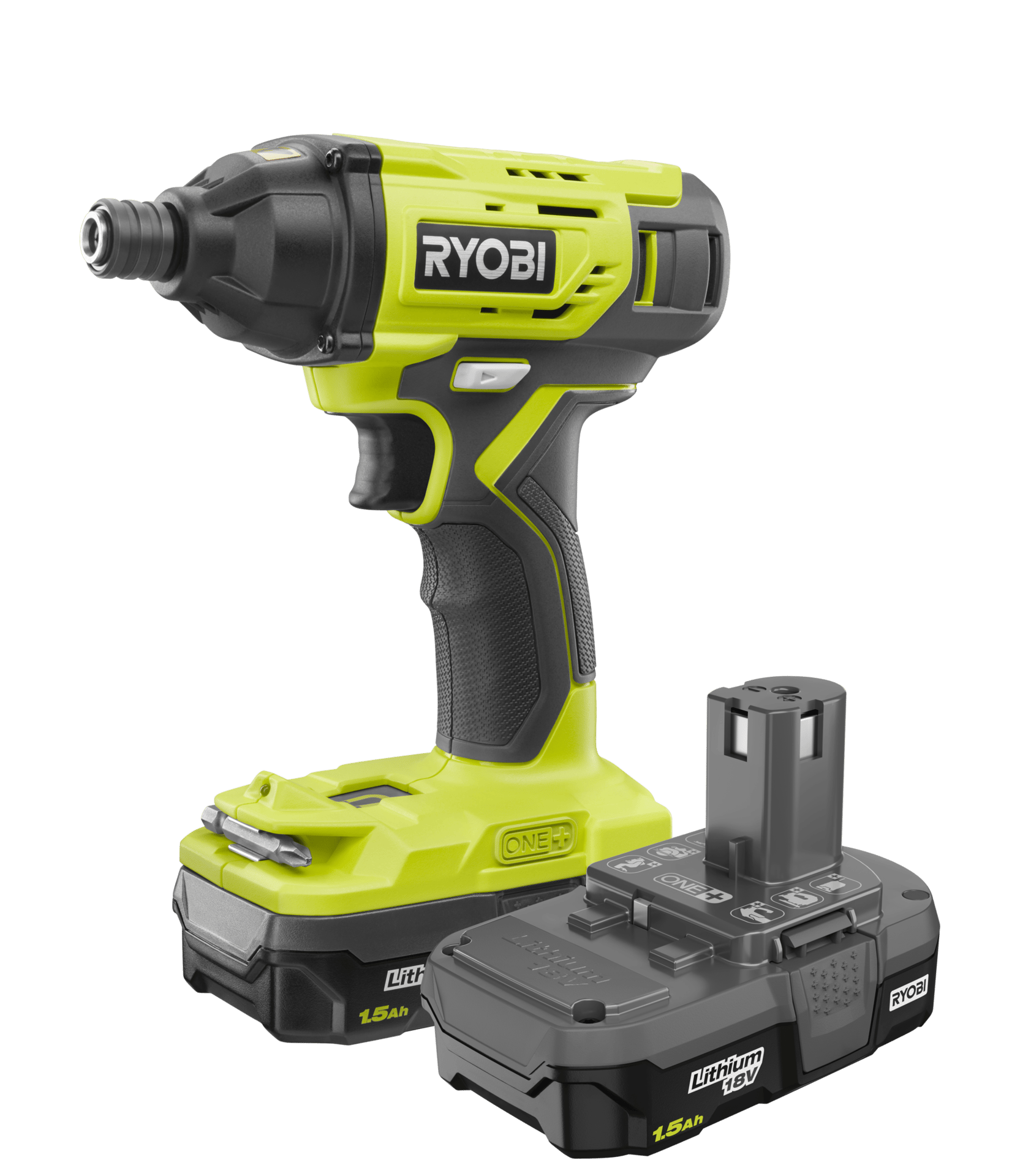 Handheld power drill, Pneumatic tool, Green, Product, Yellow