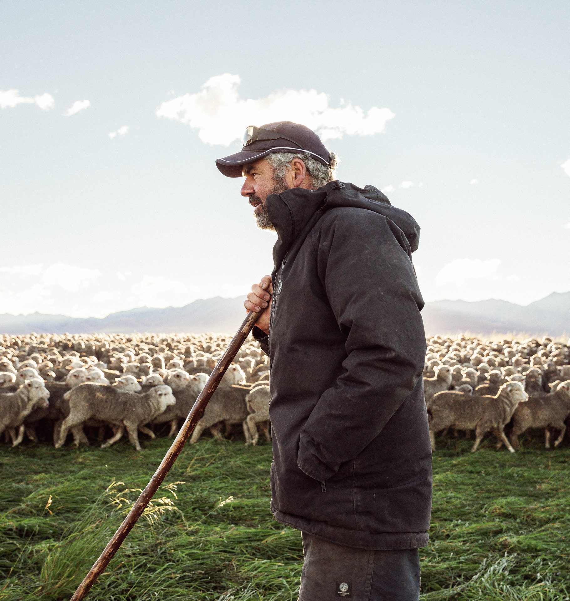 People in nature, Clothing, Sky, Cloud, Shepherd, Herder, Grass