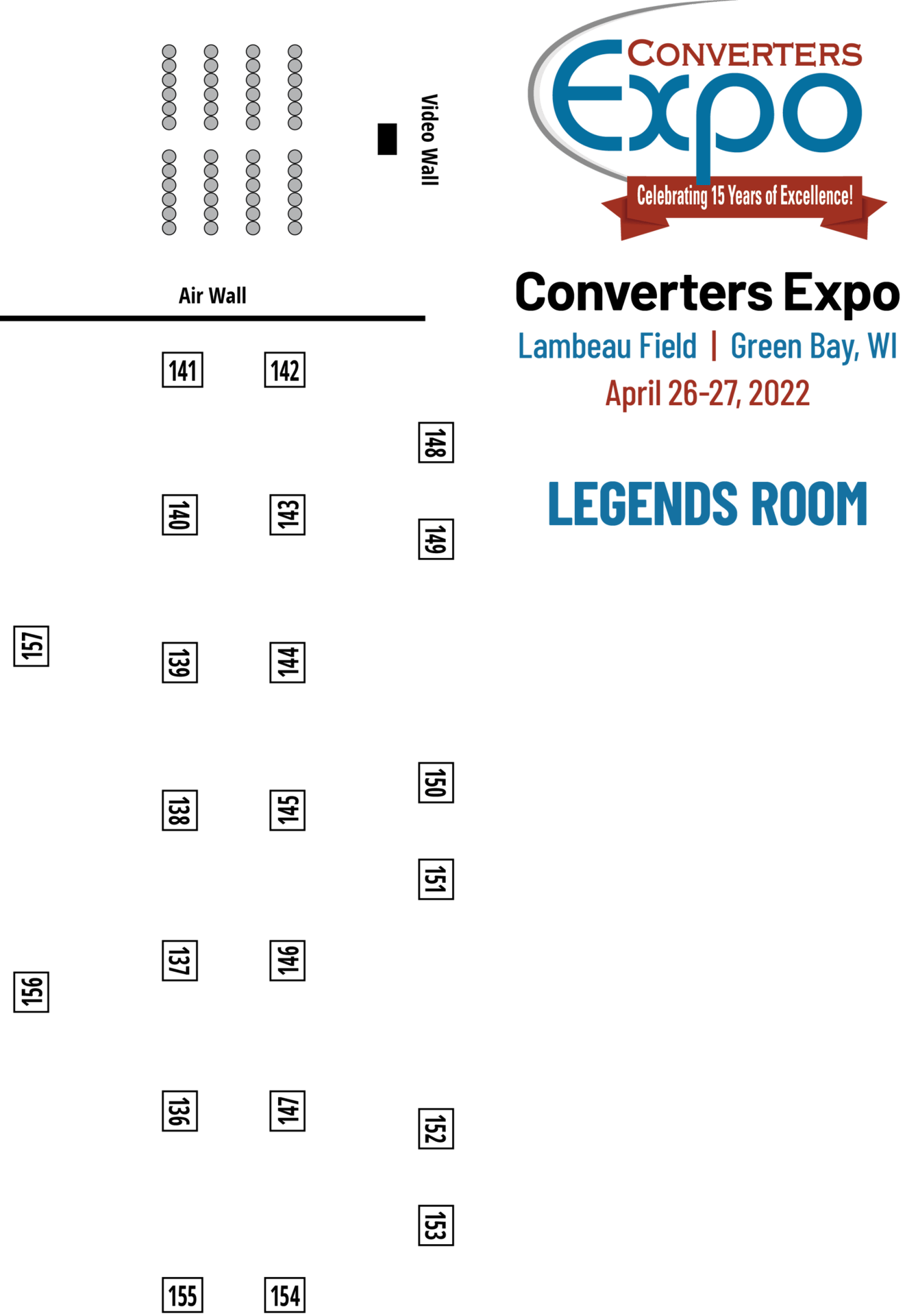 Converters Expo Floor Plan