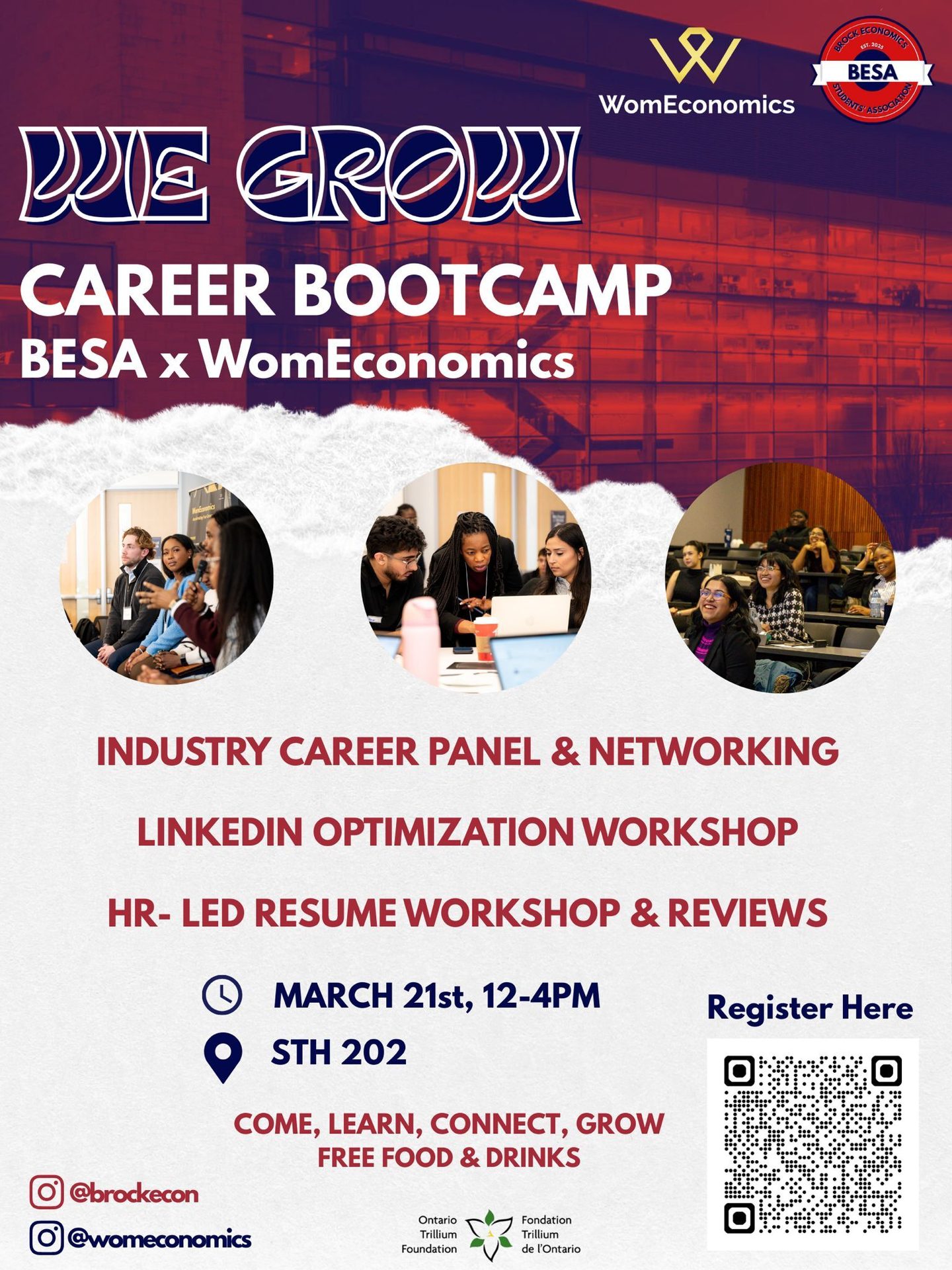 WE Grow Bootcamp @ Brock University