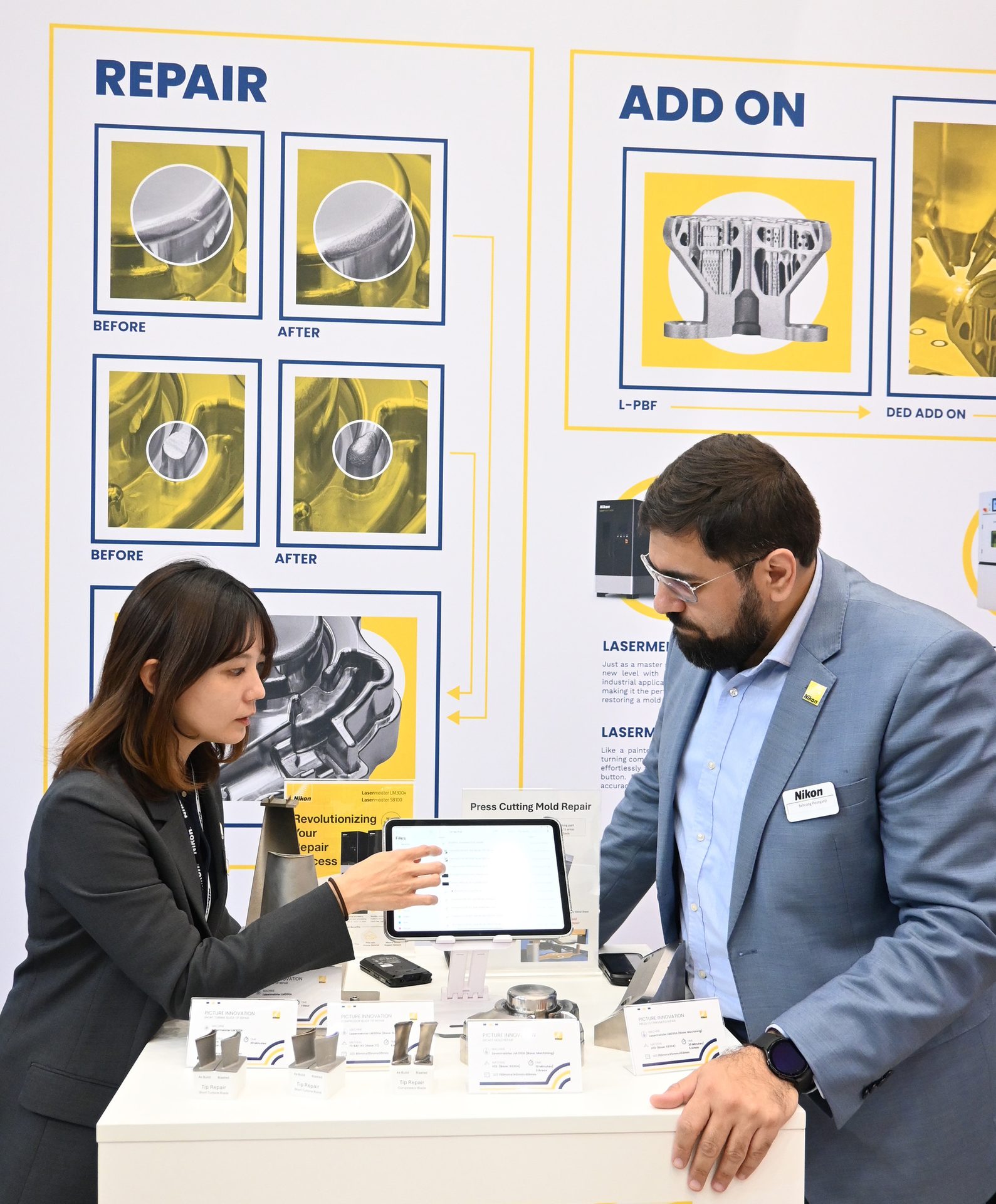 Nikon Lasermeister Repair Samples At Formnext
