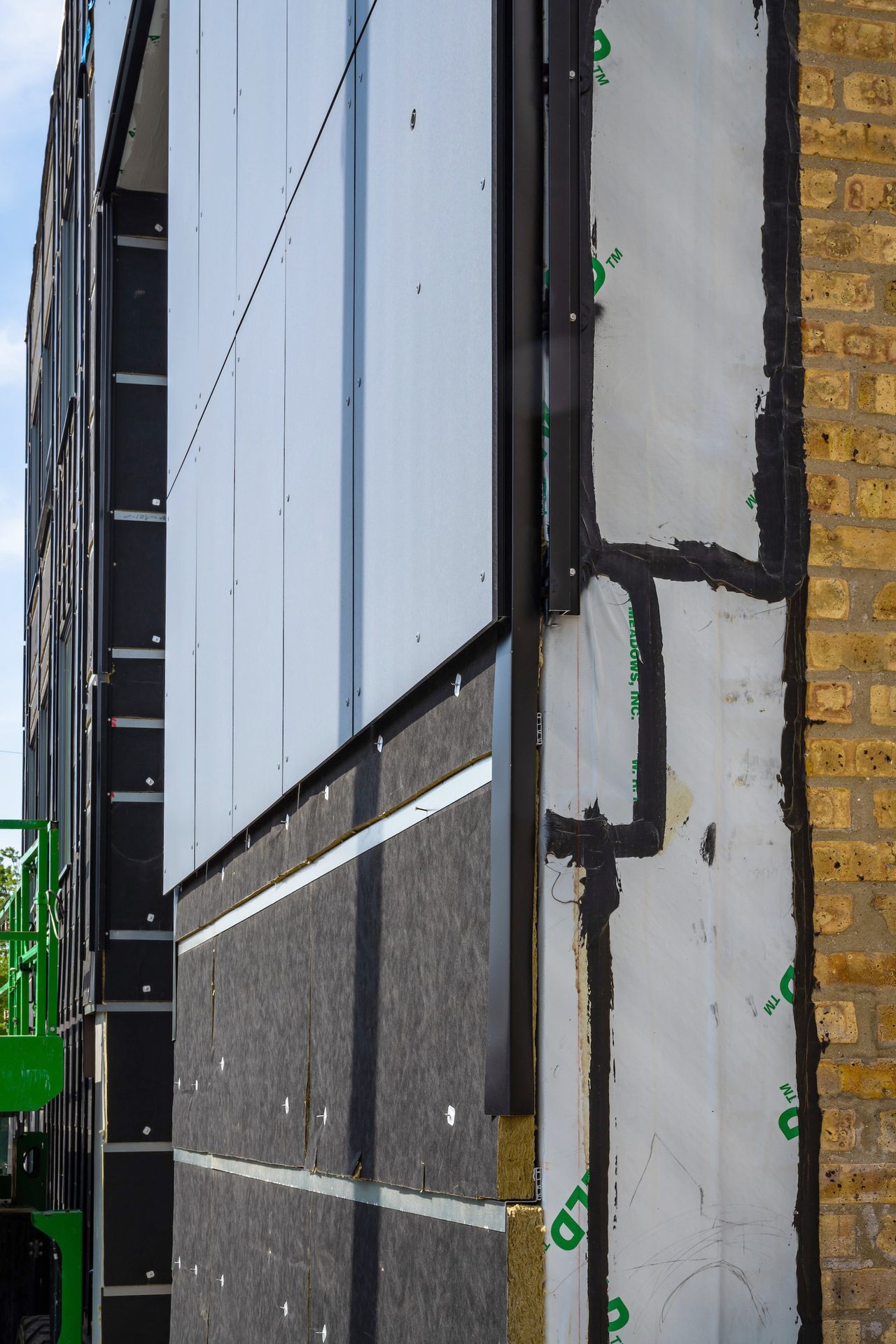 Close up of Rainscreen